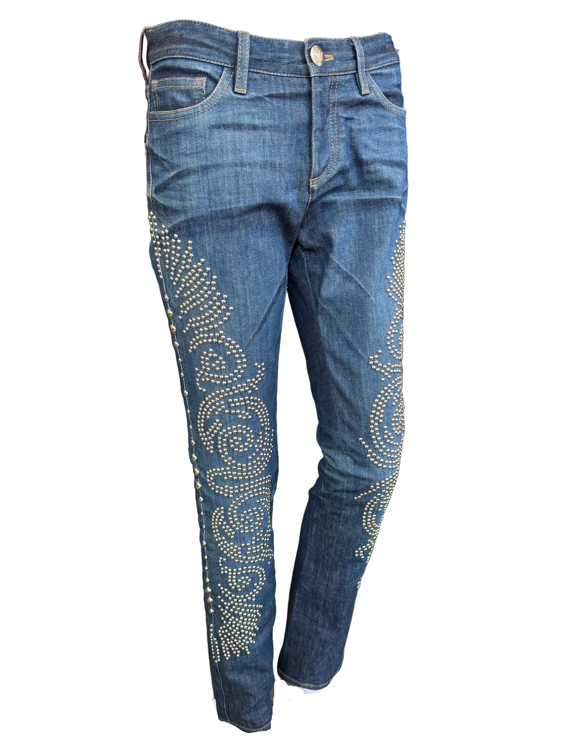 Jeans Versace borchie barocco SS2012