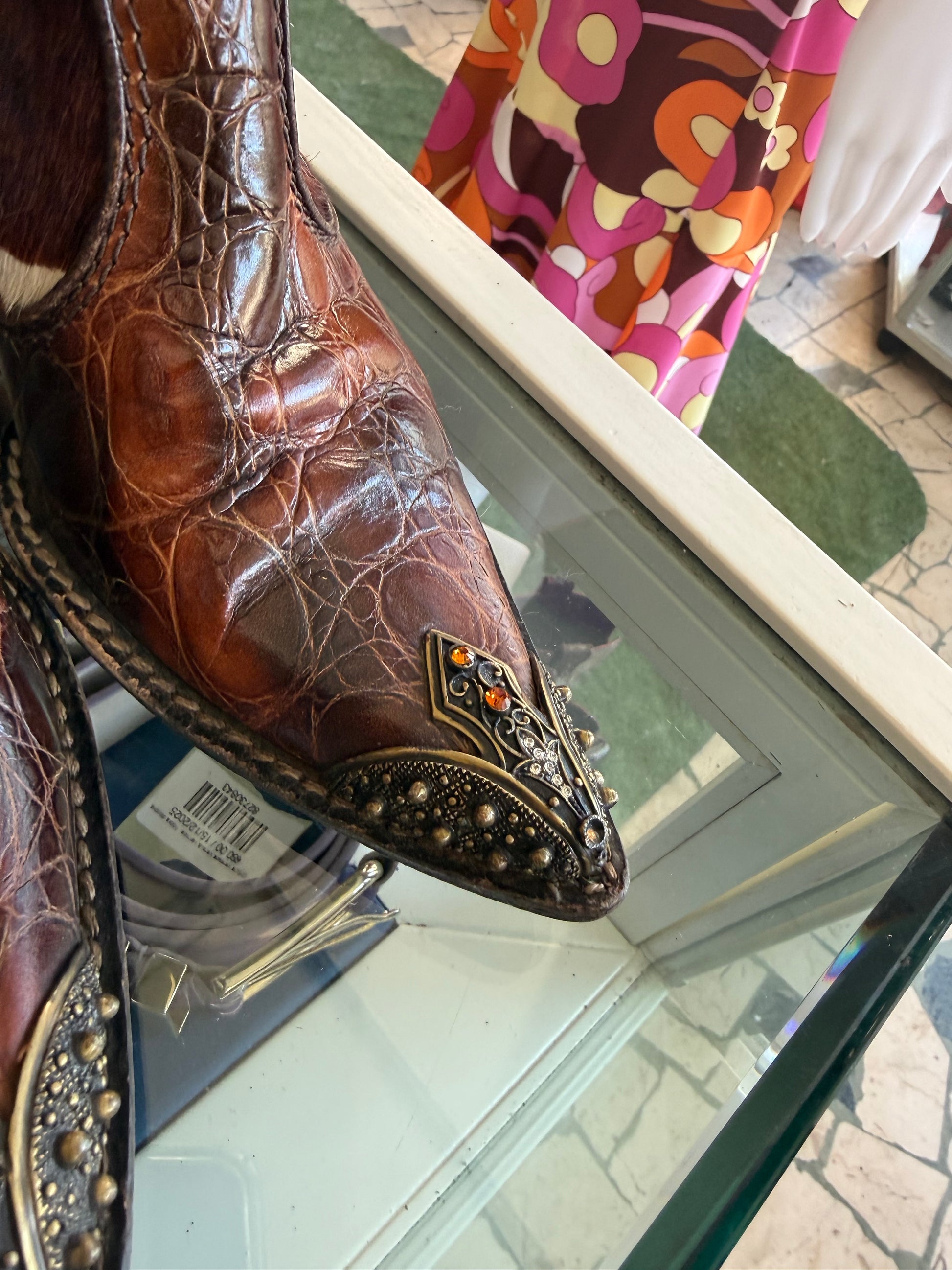 Stivali gioiello Giuseppe Zanotti Cowboy Texani cavallino