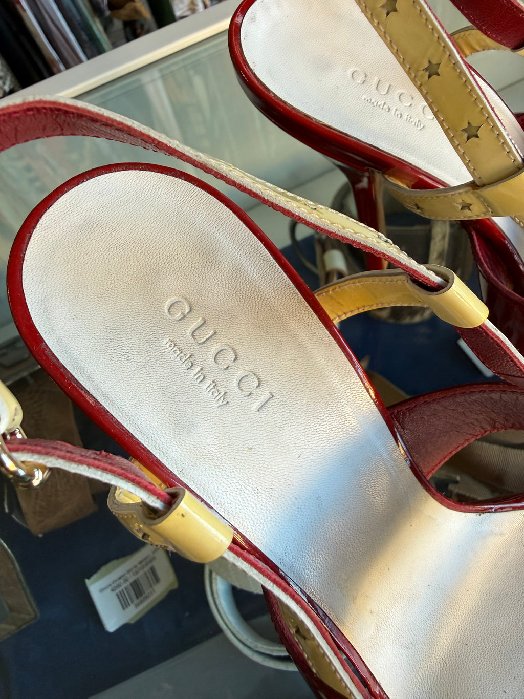 Sandali Gucci bandiera USA anni 2000