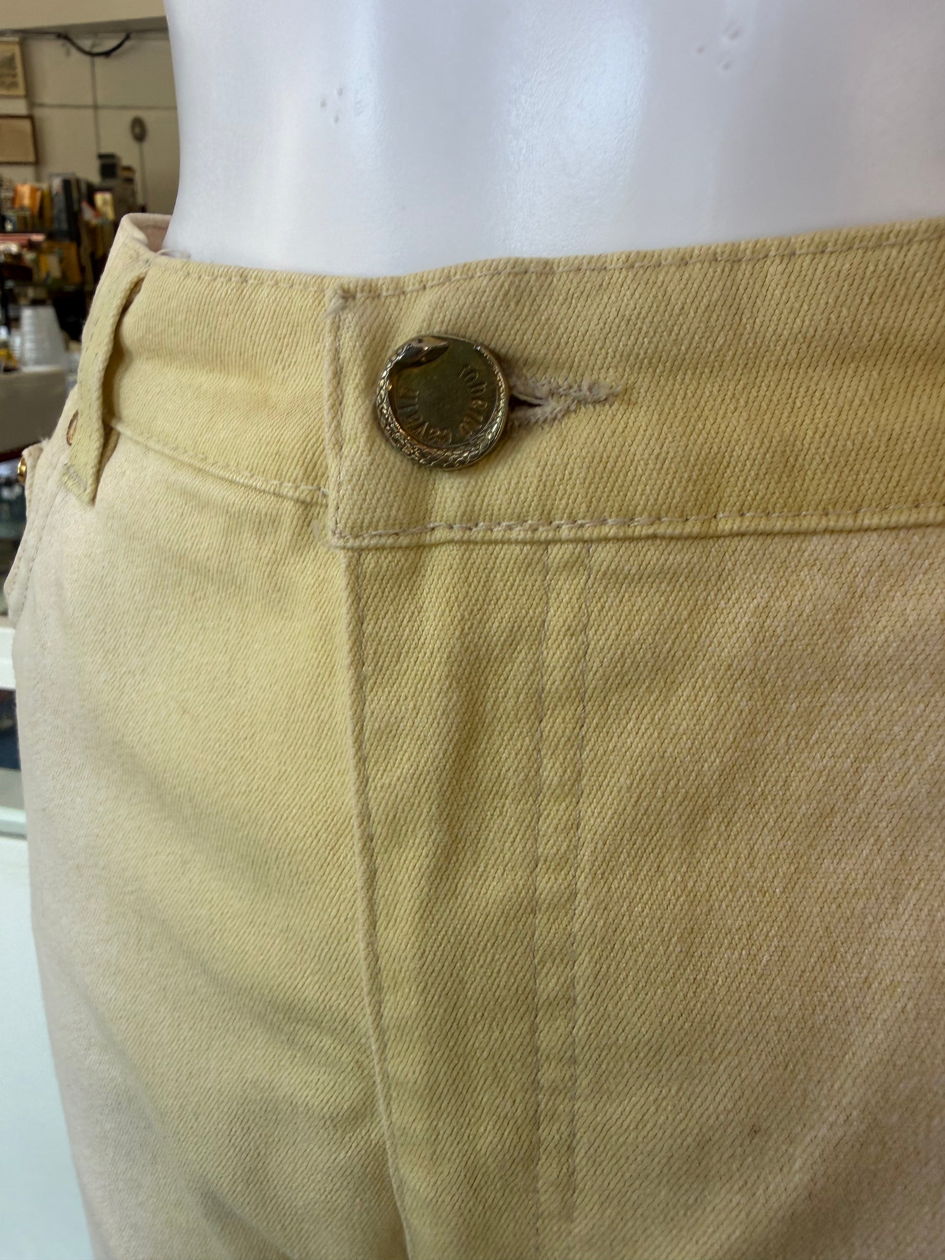 Jeans Roberto Cavalli SS2003 giallo degradè