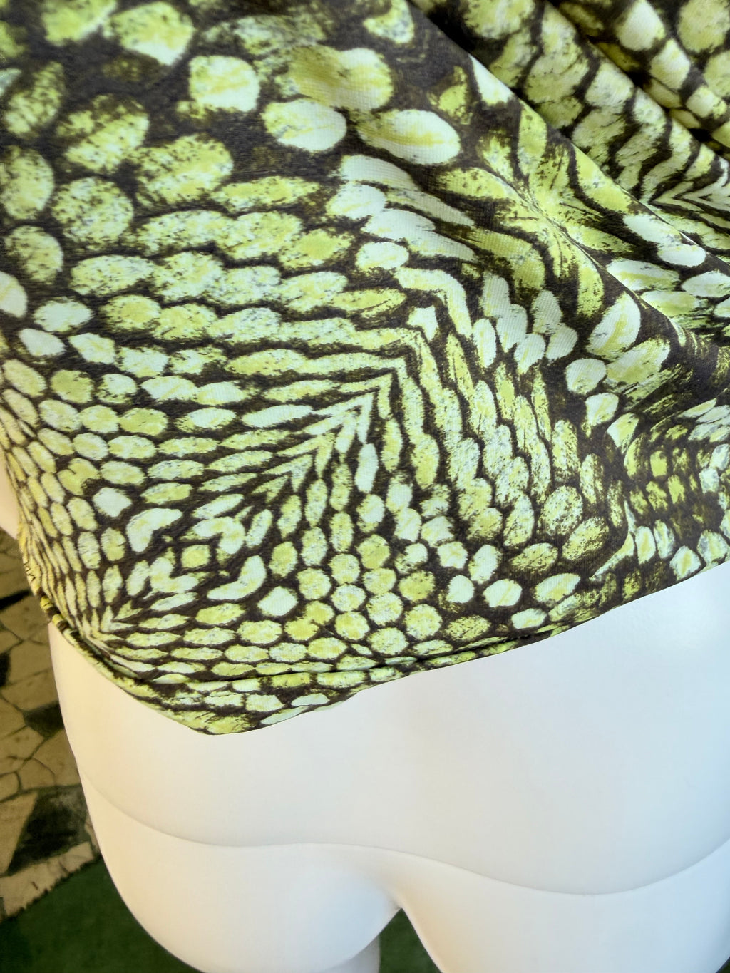 Top Roberto Cavalli pitone verde 00s