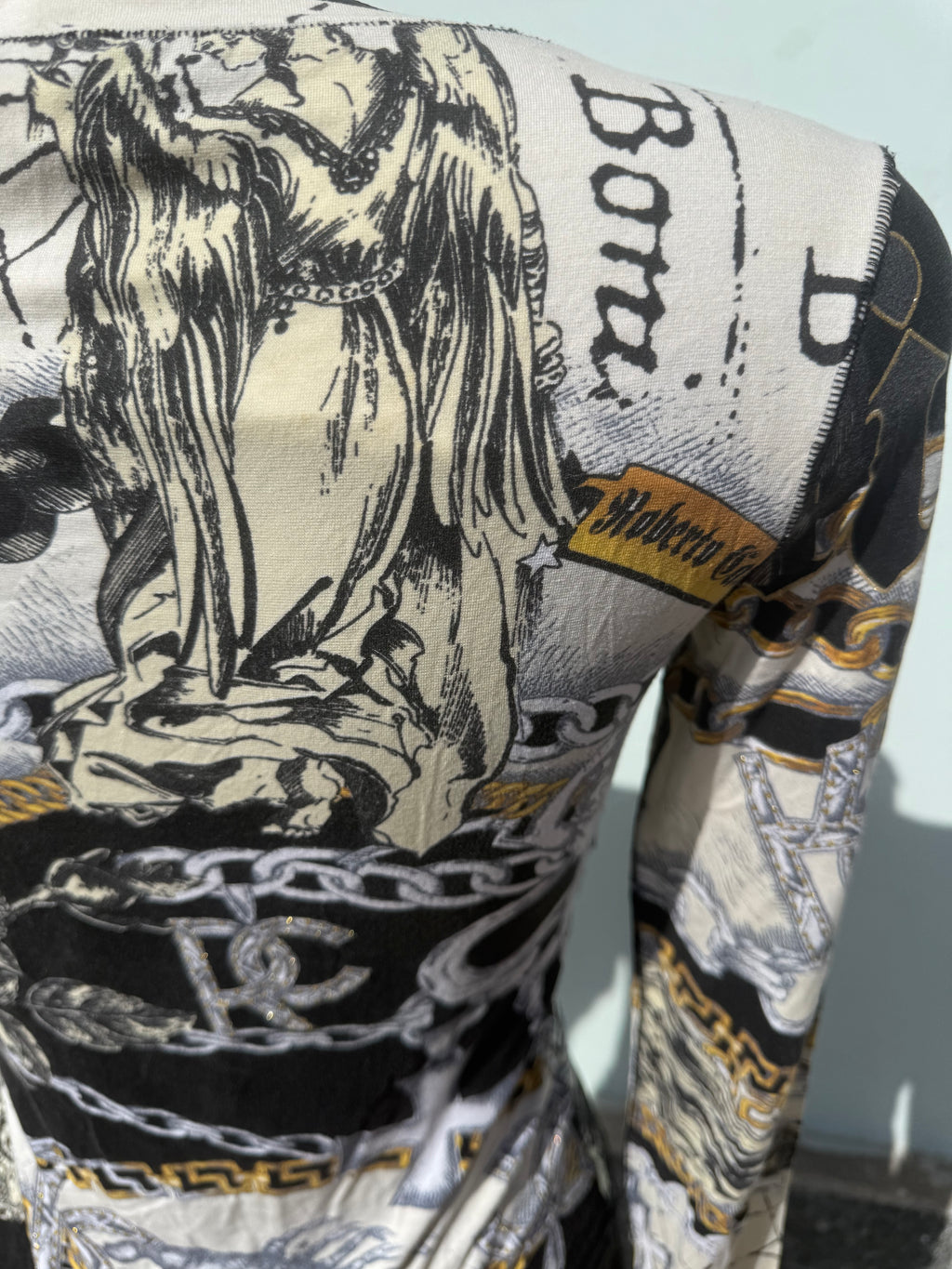 Top / t-shirt manica lunga Roberto Cavalli FW2003
zodiaco