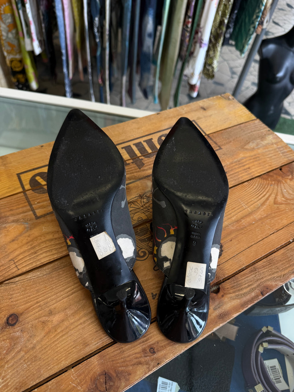 Sandali Sabot Casadei stringati Tatoo 2000s
