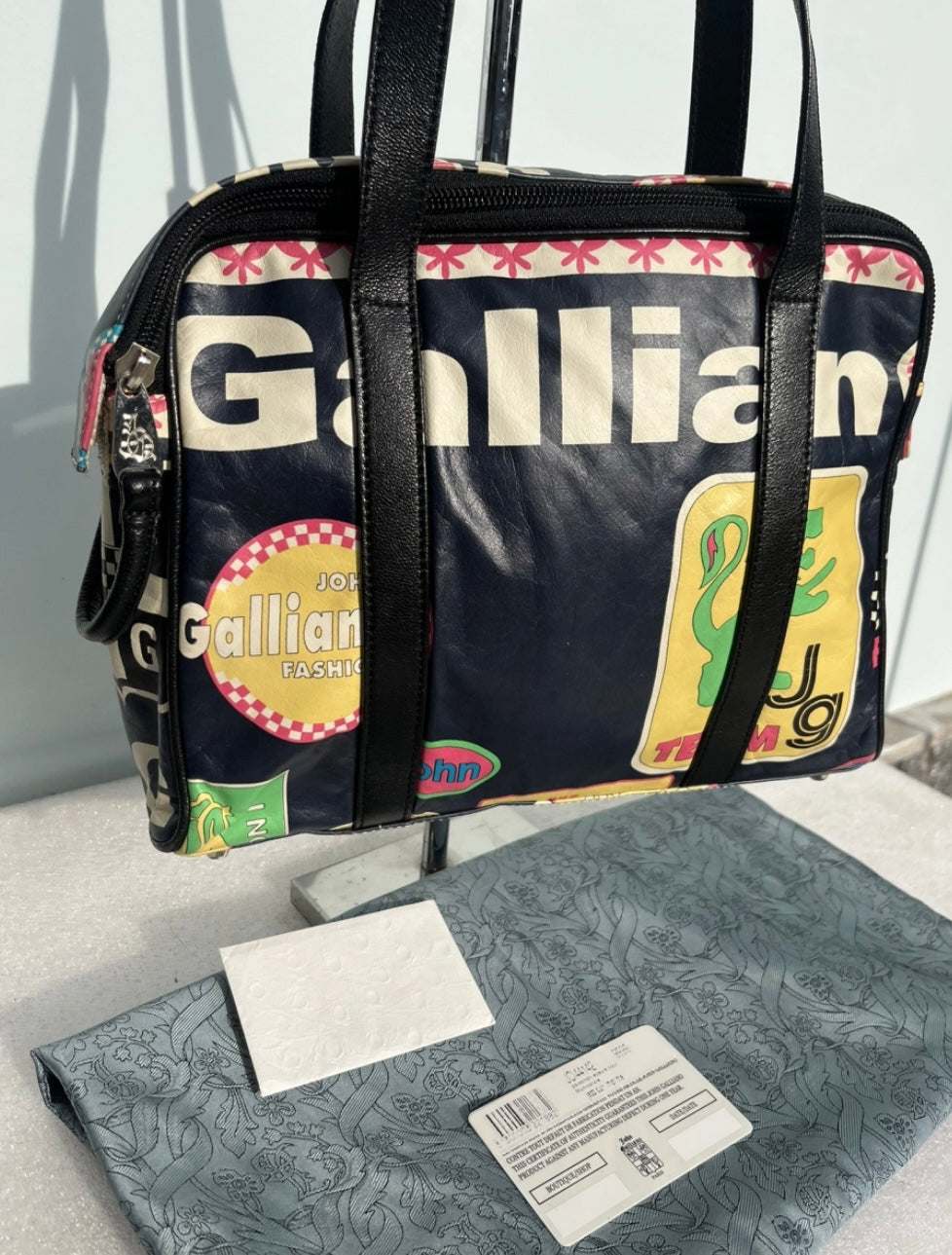 Borsa John Galliano SS2002 Jazz Formula 1