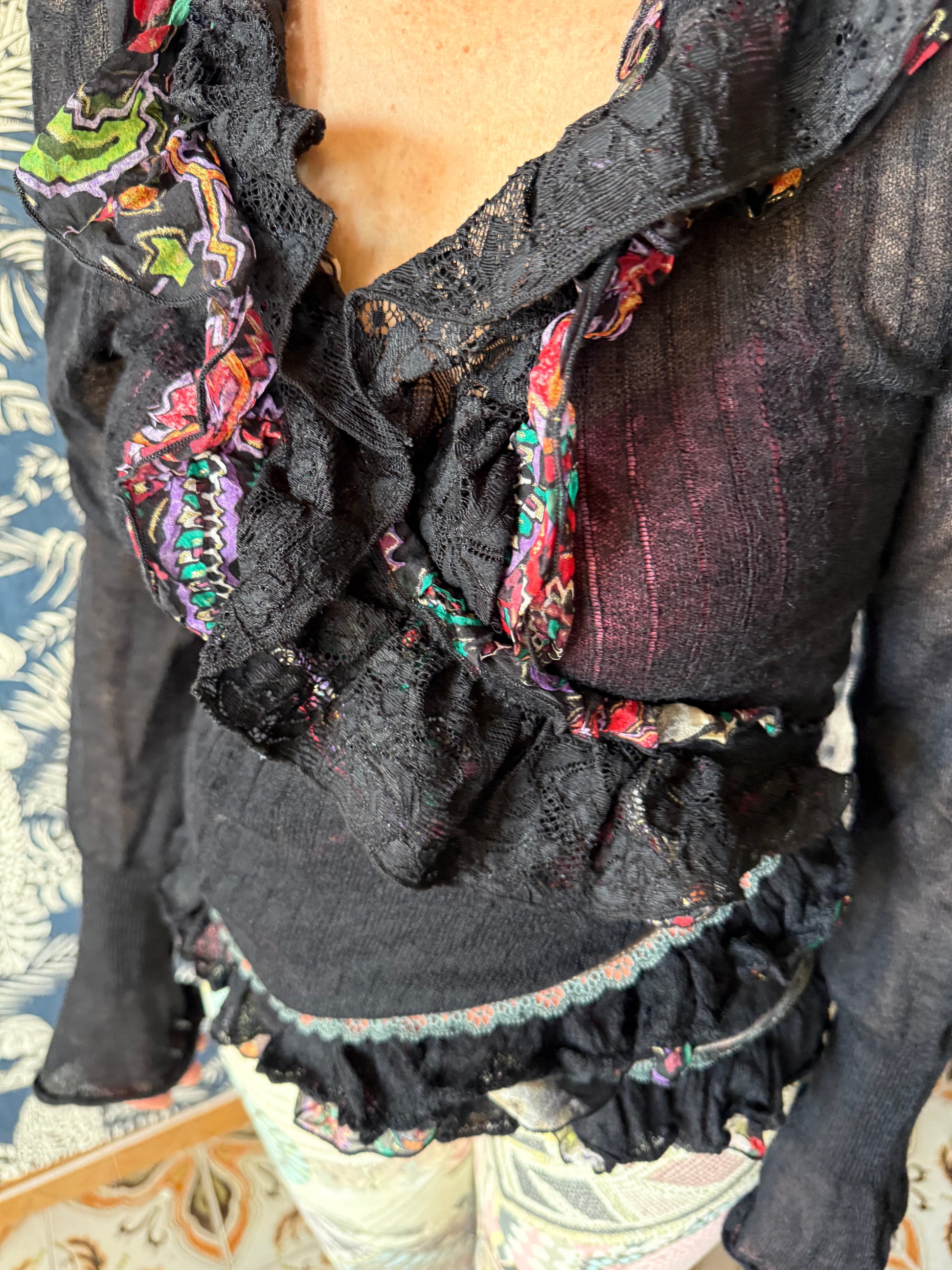 Cardigan pizzo colori Roberto Cavalli Just 2000”