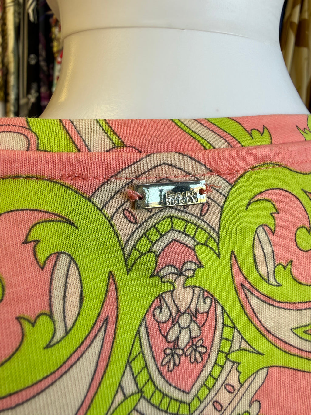 T-shirt Escada paisley 2000s