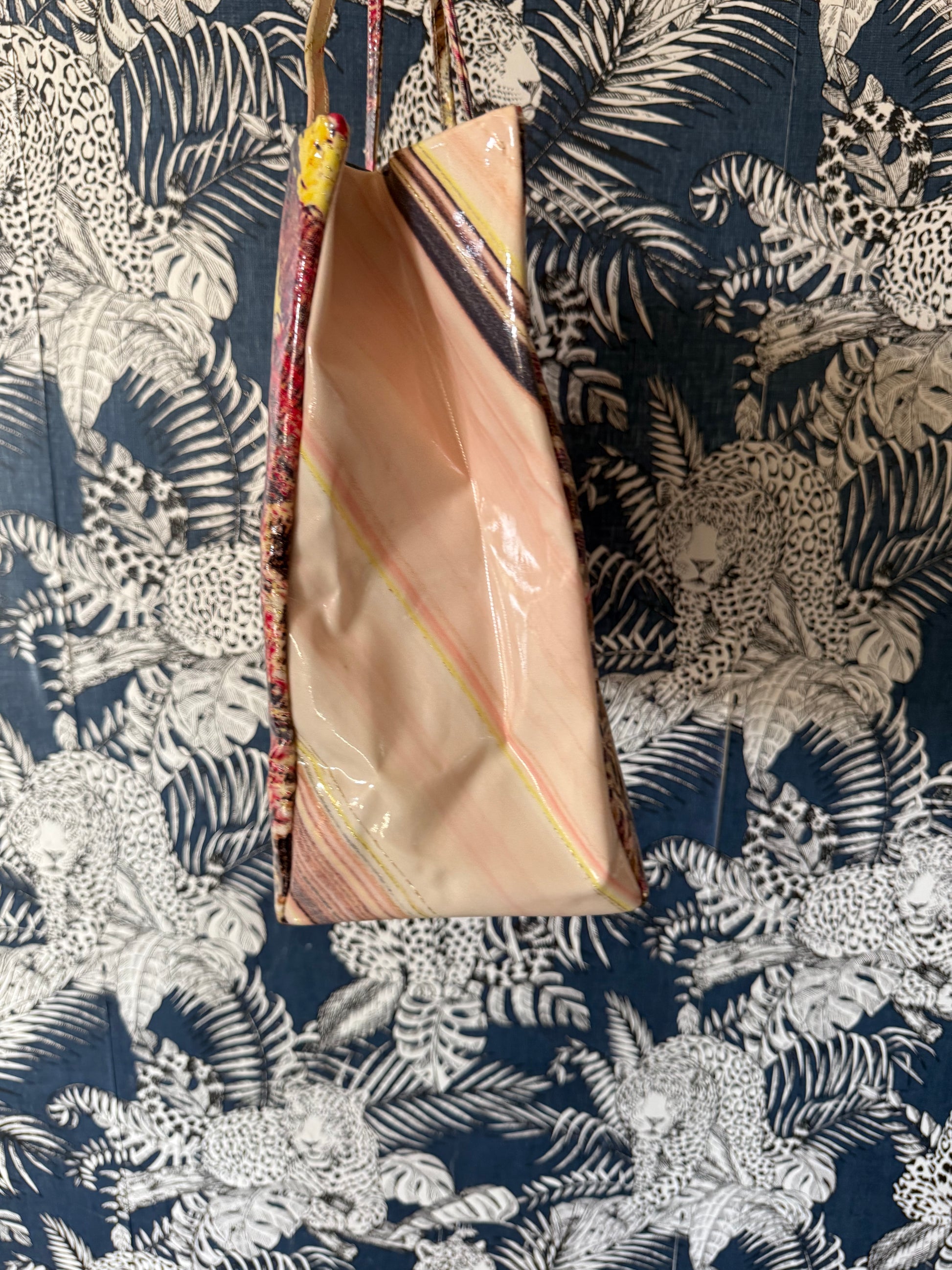 Borsa Roberto Cavalli SS2004 stampa astratta