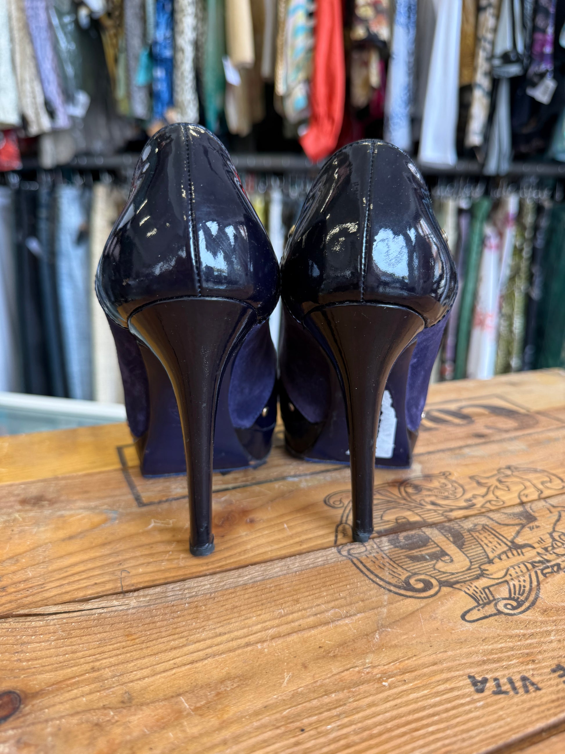 Décolleté Versace open toe 2010s