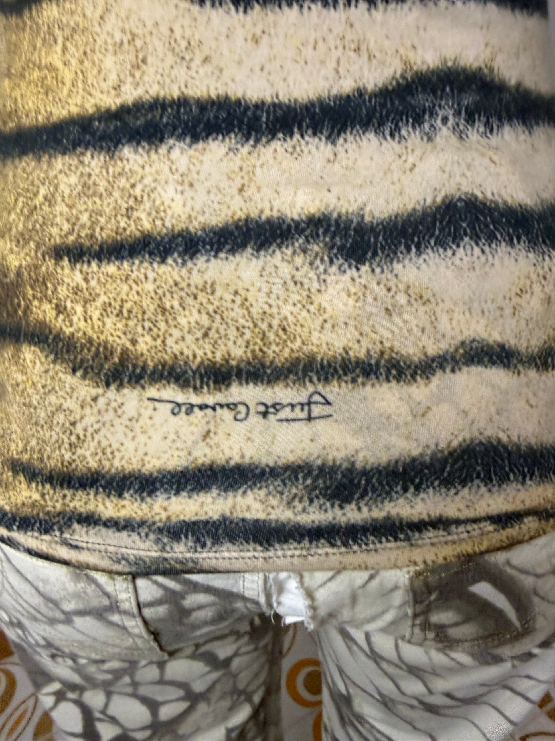 Top schiena scoperta tigre chiara Roberto Cavalli 2000” iconic print