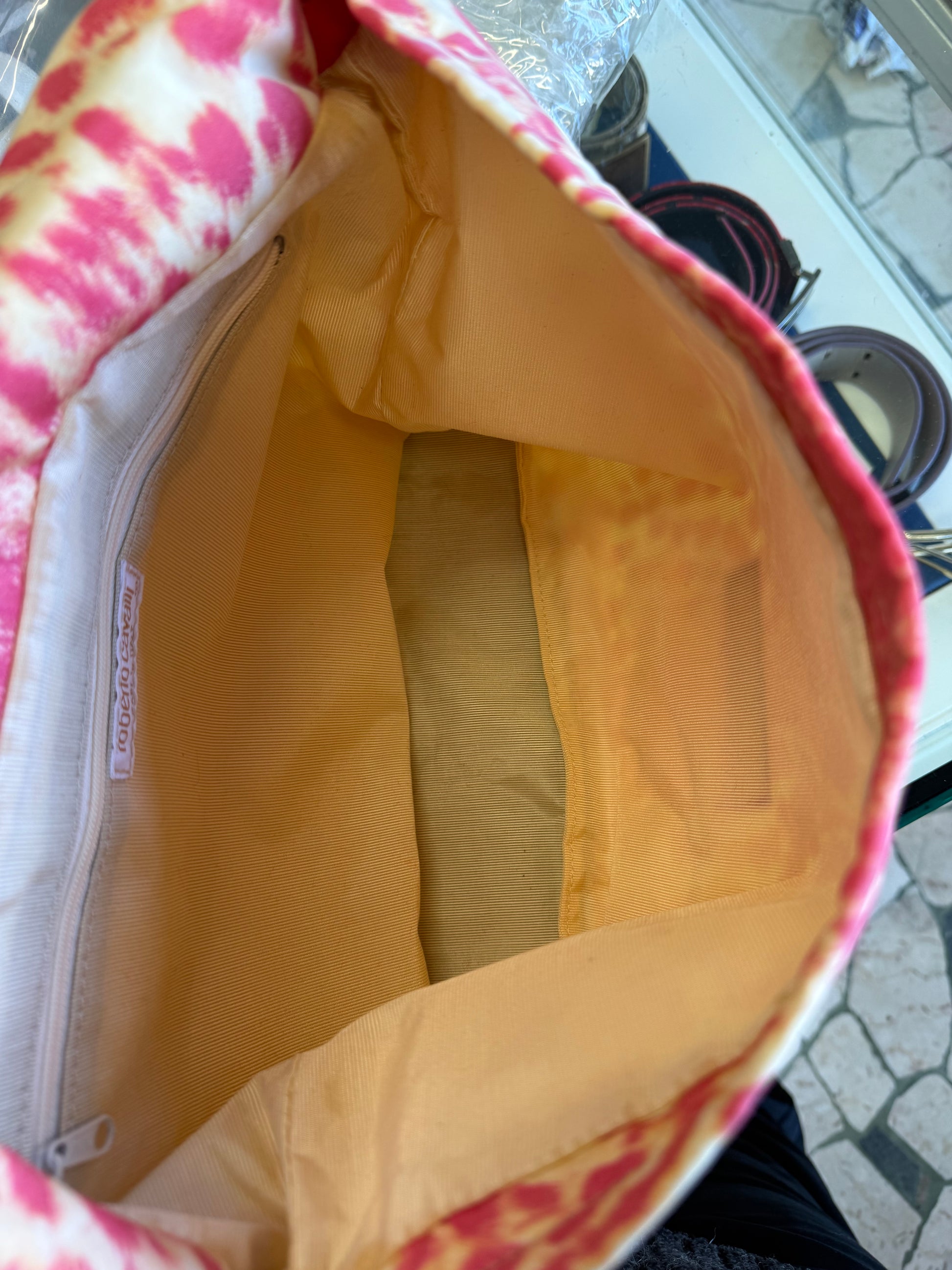 Borsa Roberto Cavalli SS2000 pink leopard print