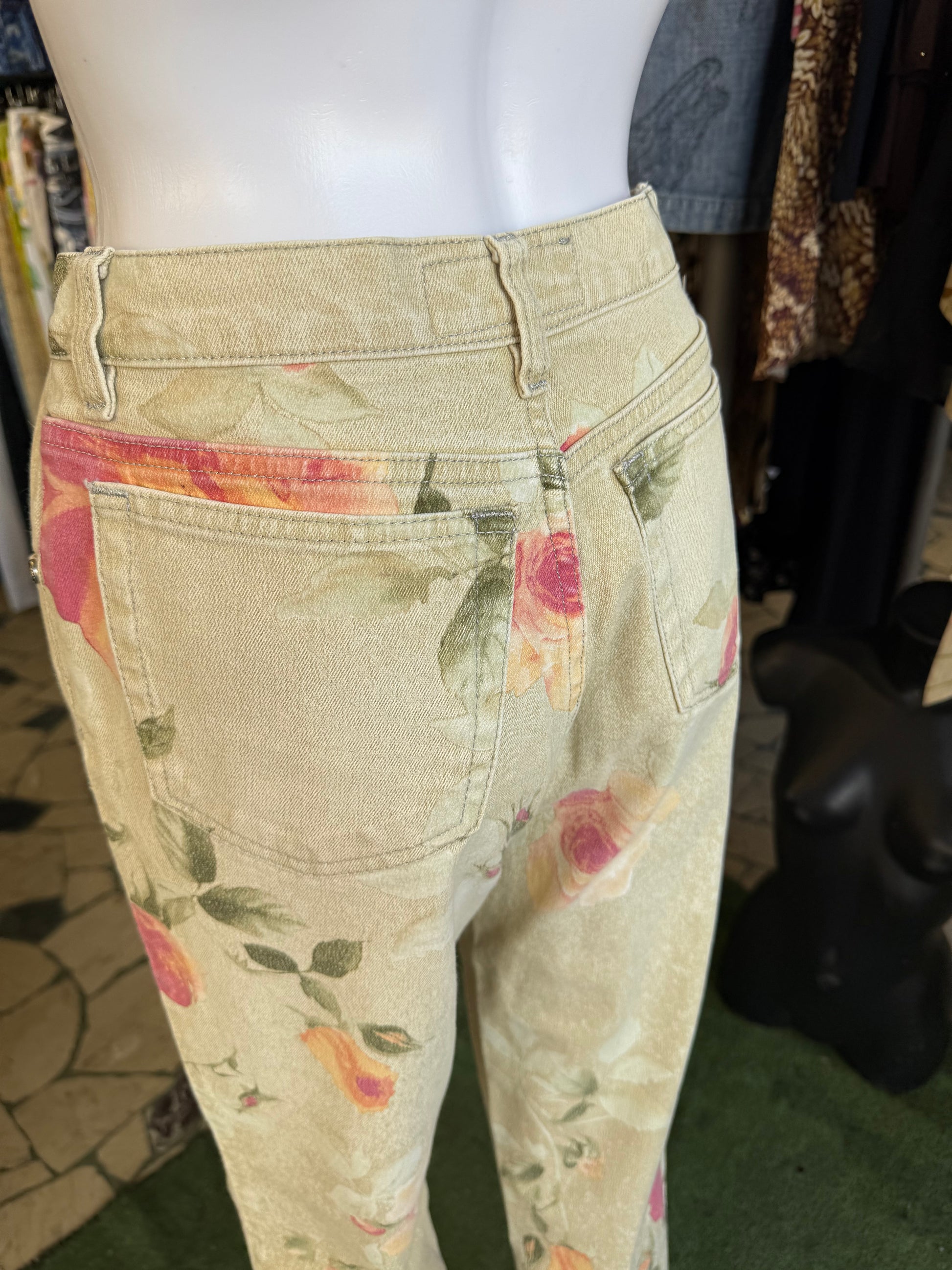 Jeans Roberto Cavalli SS1998 floreale