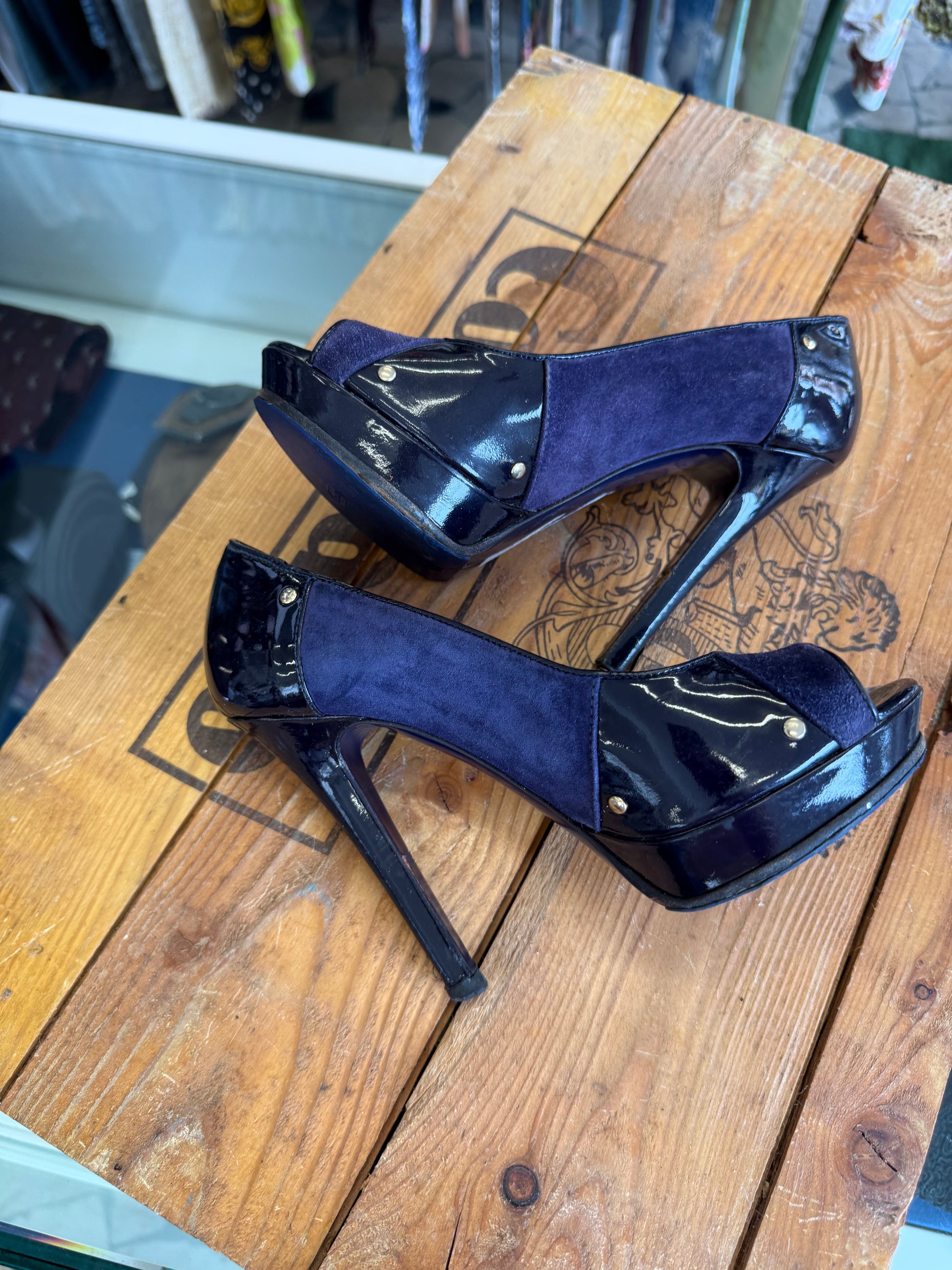 Décolleté Versace open toe 2010s