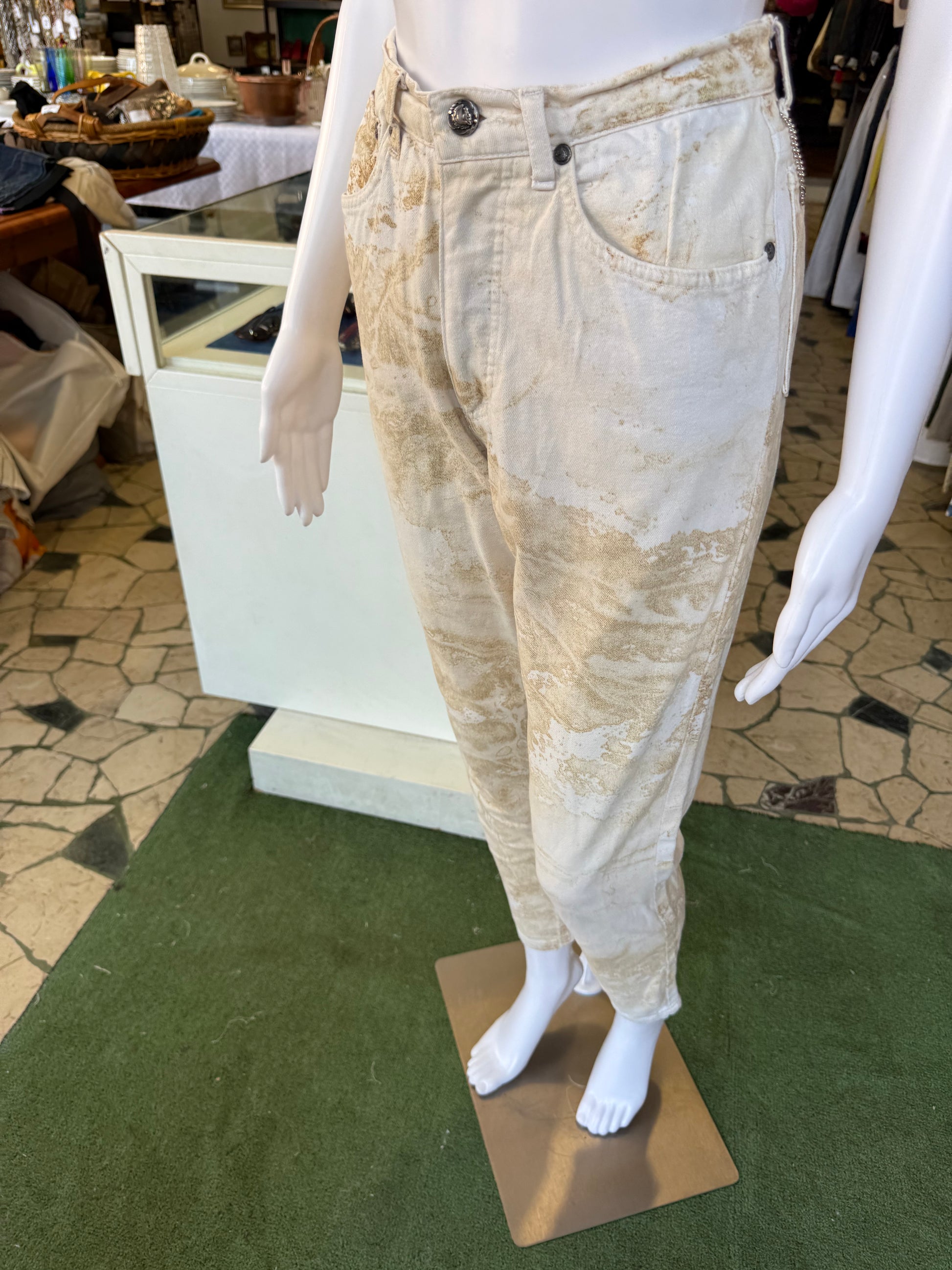 Jeans Roberto Cavalli  marmo e travertino 90s