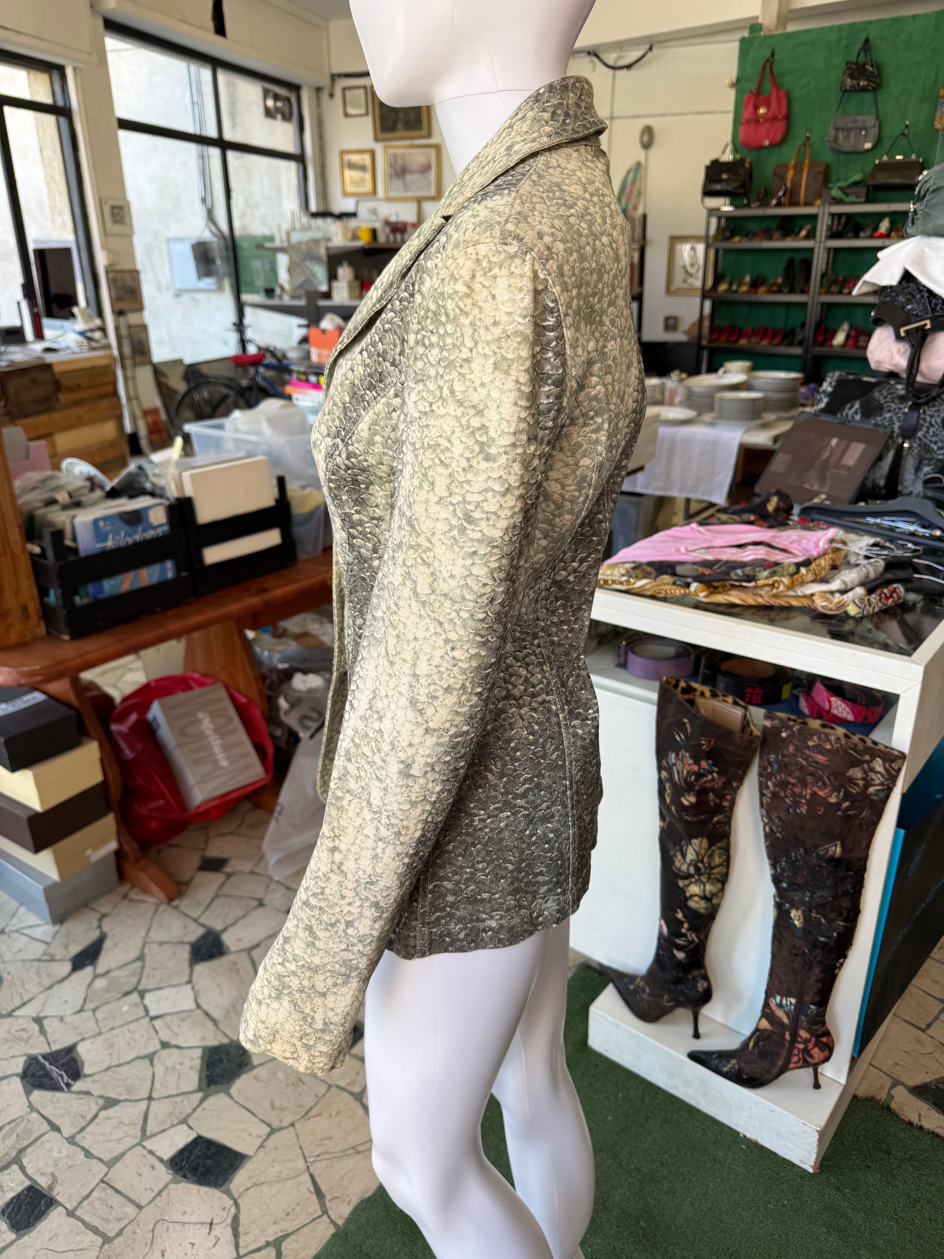 Blazer Roberto Cavalli nermaid/ fish 1990s