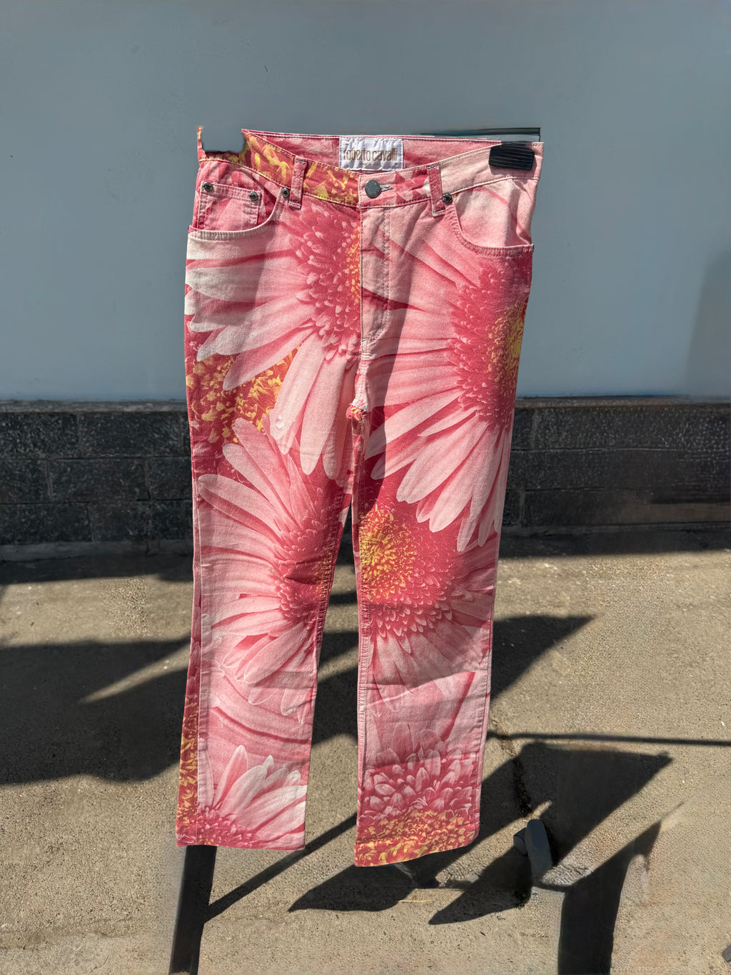 Jeans Roberto Cavalli SS2000 floreale