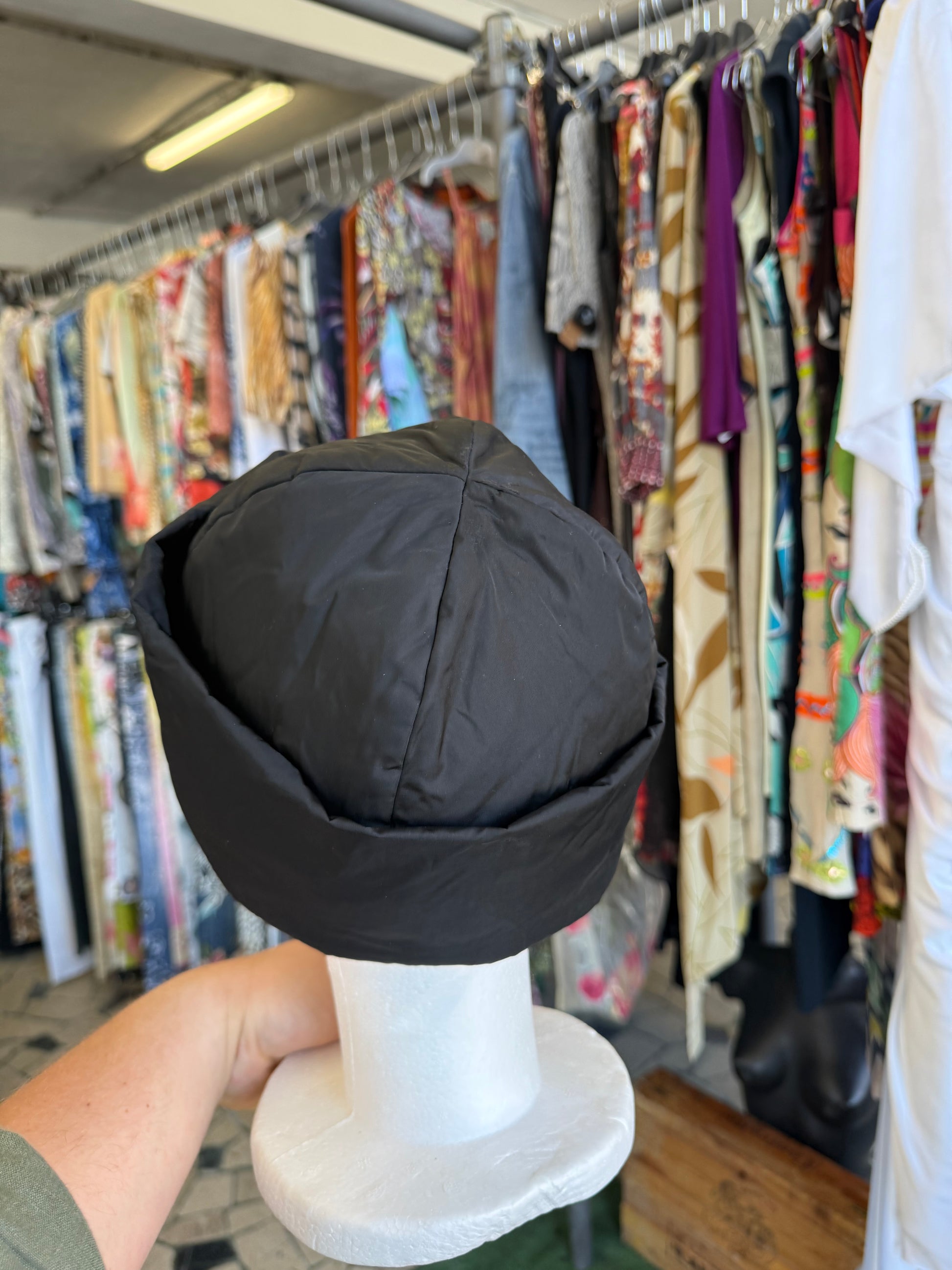 Cappello cuffia Prada FW1999 Luna rossa