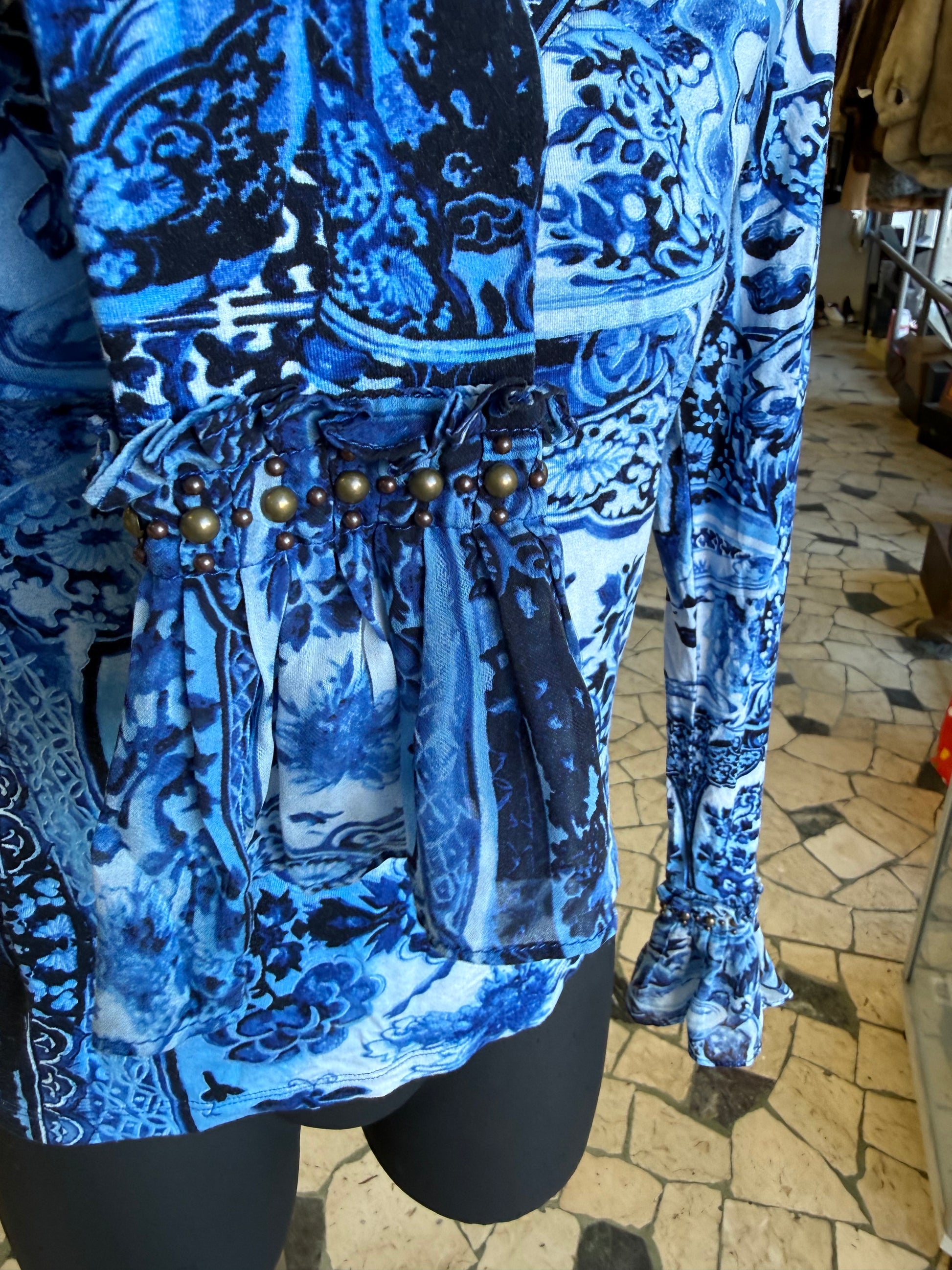Top Roberto Cavalli FW2005 Vaso cinese