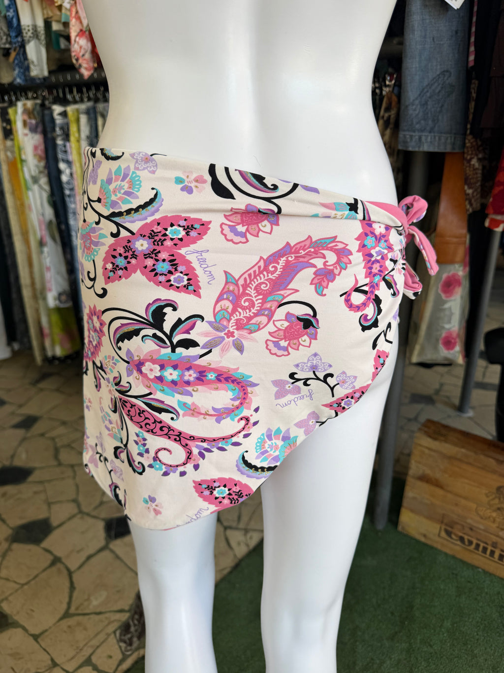 Pareo Roberto Cavalli paisley 2000s