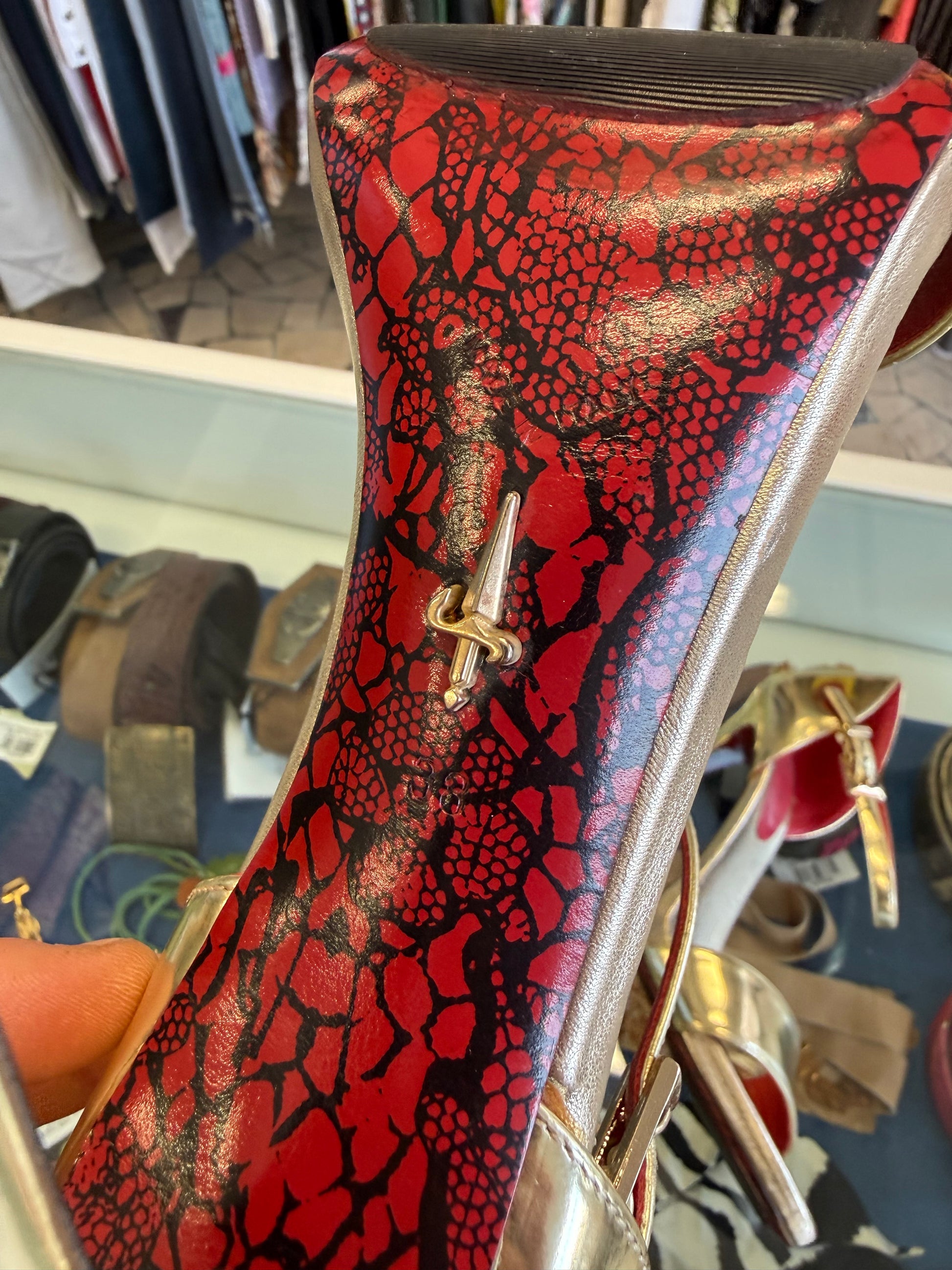 Cesare Paciotti sandali Dagger Heels Lady Blade oro 38