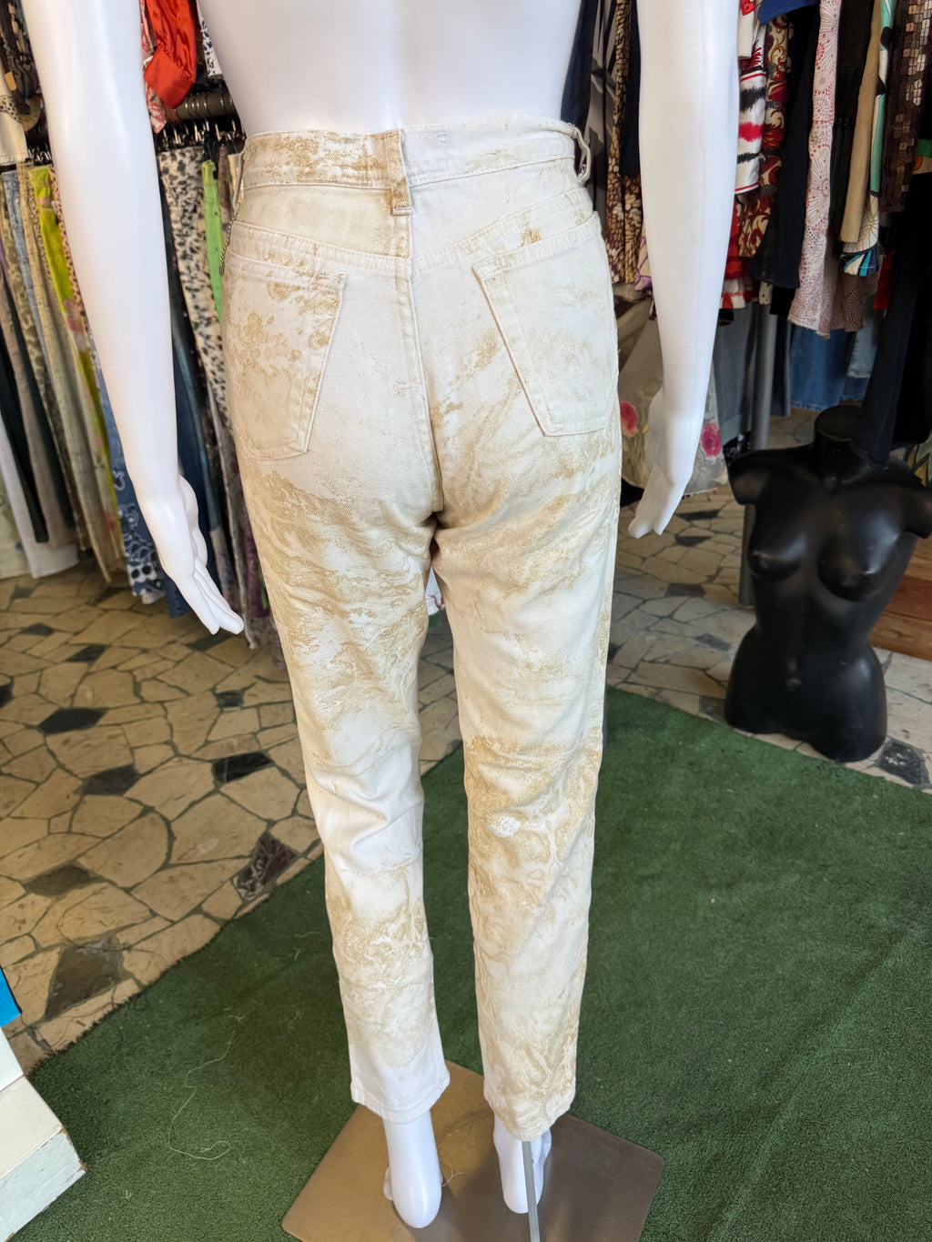 Jeans Roberto Cavalli  marmo e travertino 90s