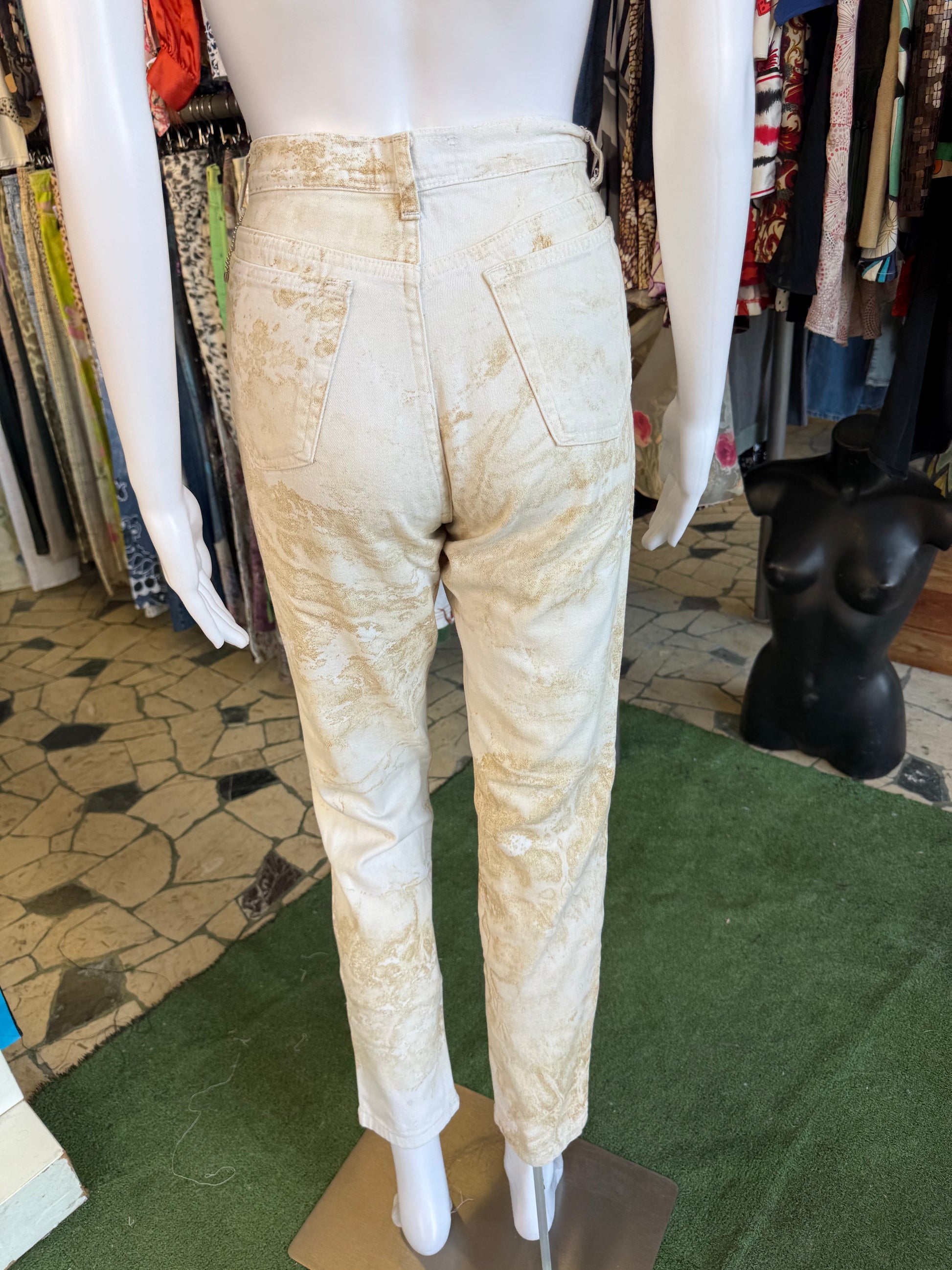 Jeans Roberto Cavalli  marmo e travertino 90s
