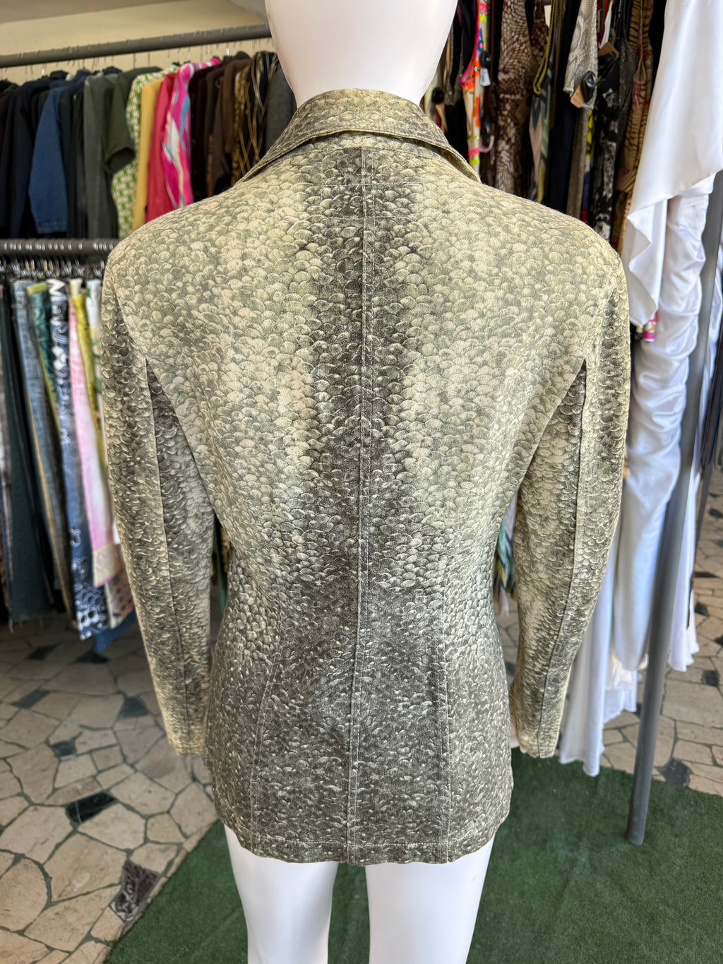 Blazer Roberto Cavalli nermaid/ fish 1990s