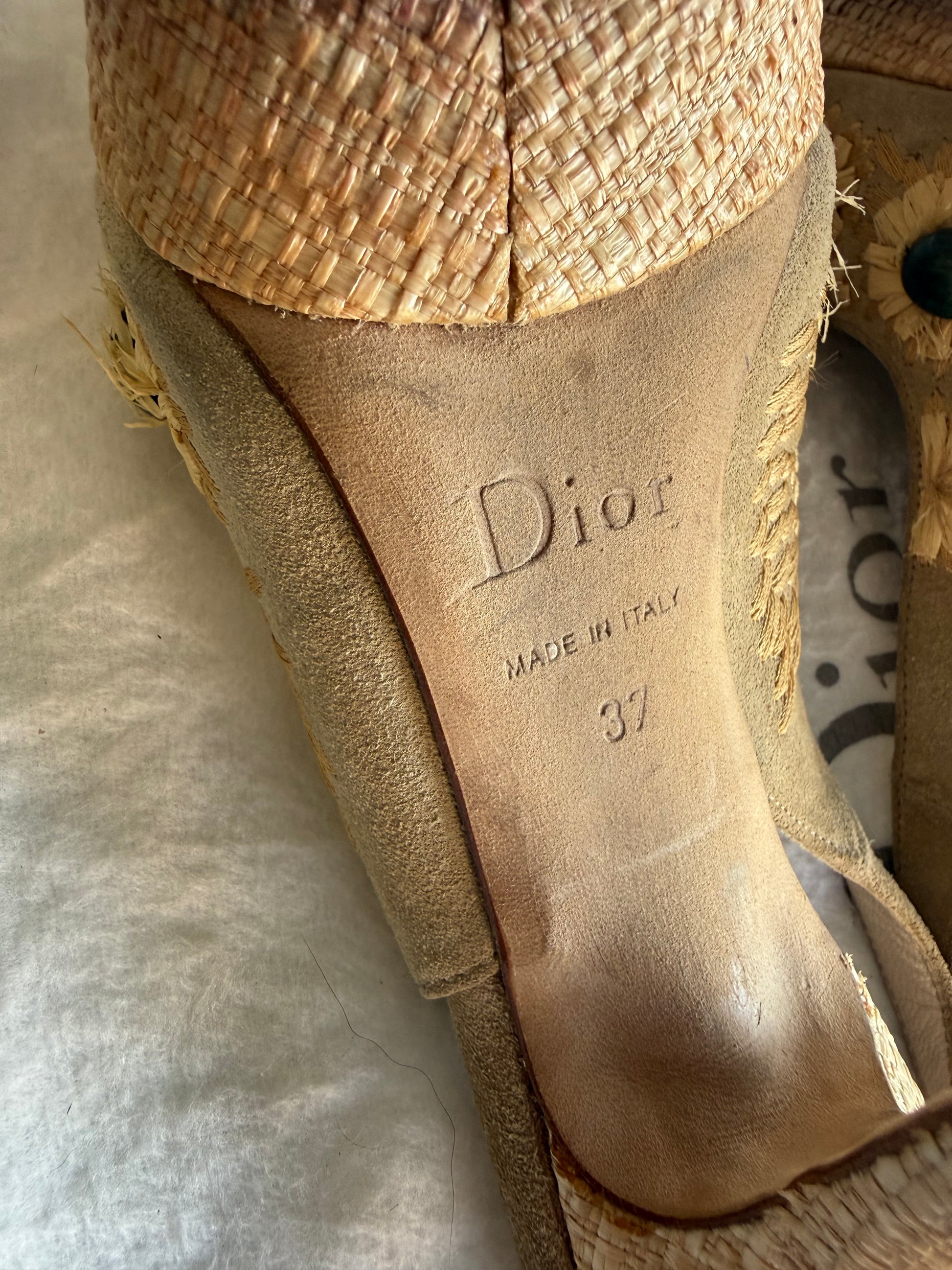Sandali Christian Dior SS2005 fiori