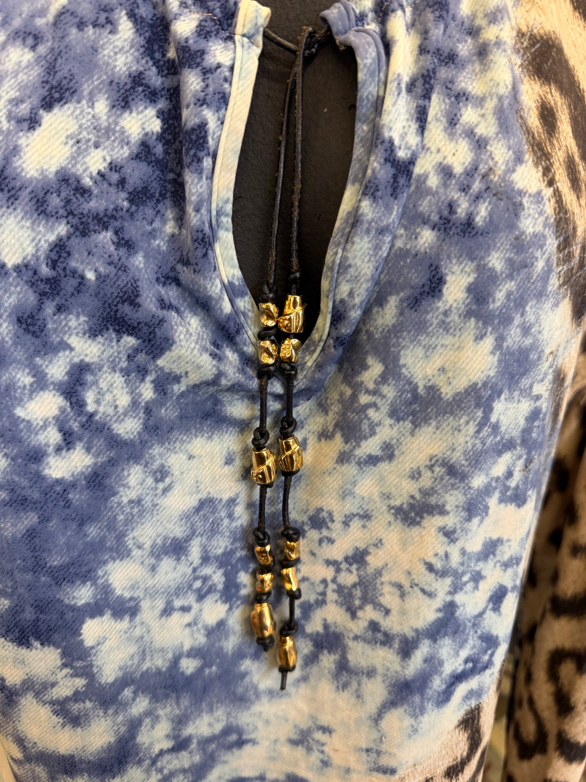 Blusa Roberto Cavalli FW2001 Leopard