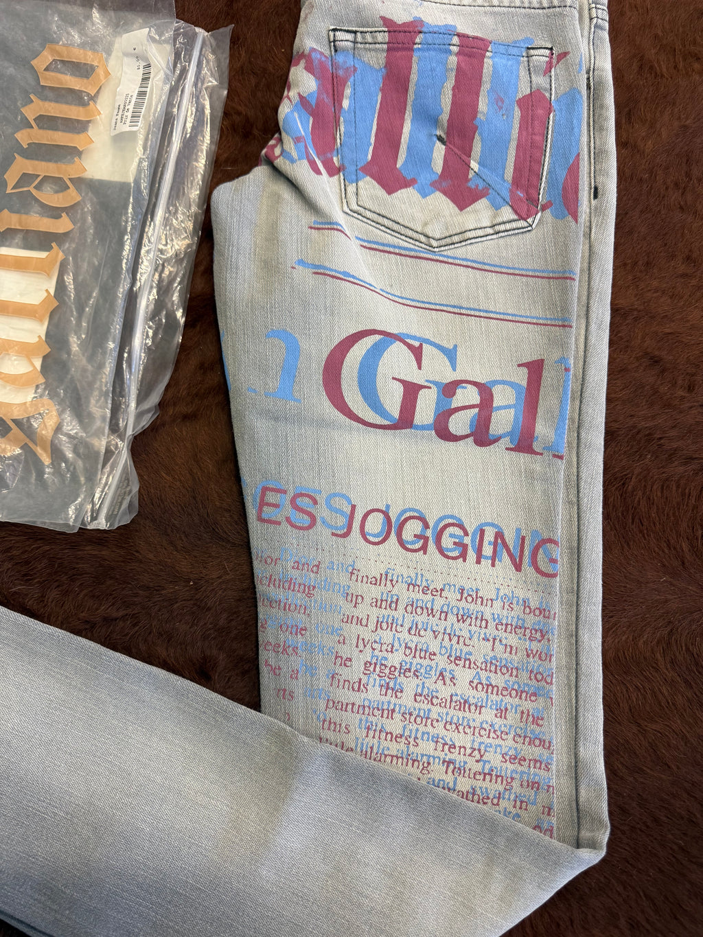 Jeans John Galliano Gazzette 2000” nuovo