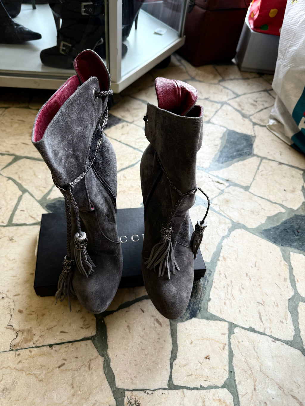 Stivaletti con tacco Le Silla con nappine