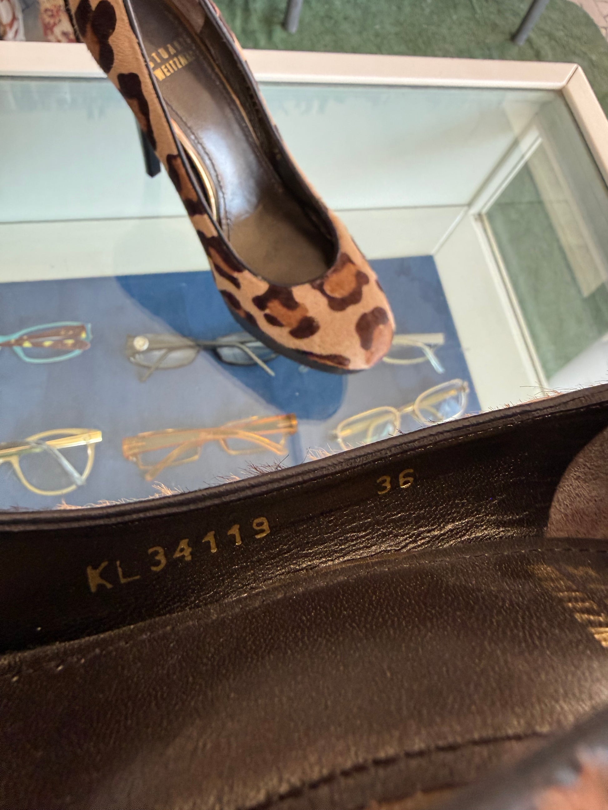 Tacchi Stuart Weitzman leopardo