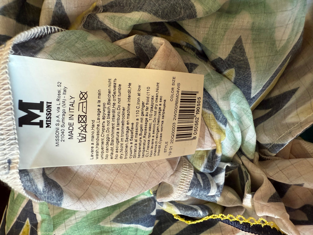 Salopette copricostume Missoni nuova con cartellino
