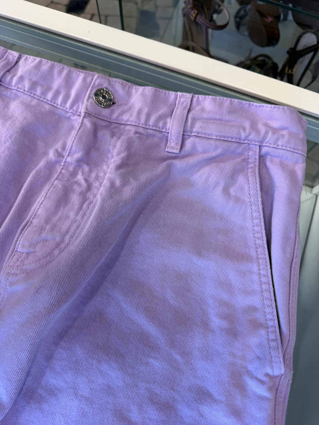 Jeans Versace cargo uomo lilla