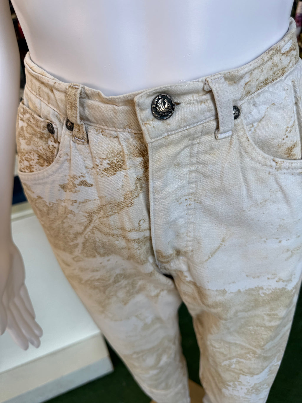 Jeans Roberto Cavalli  marmo e travertino 90s