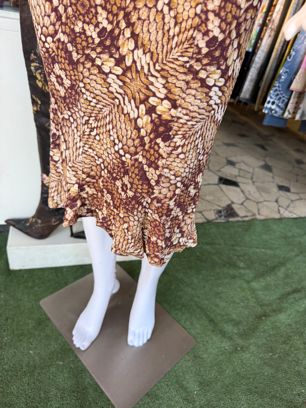 Abito Roberto Cavalli animalier pitone