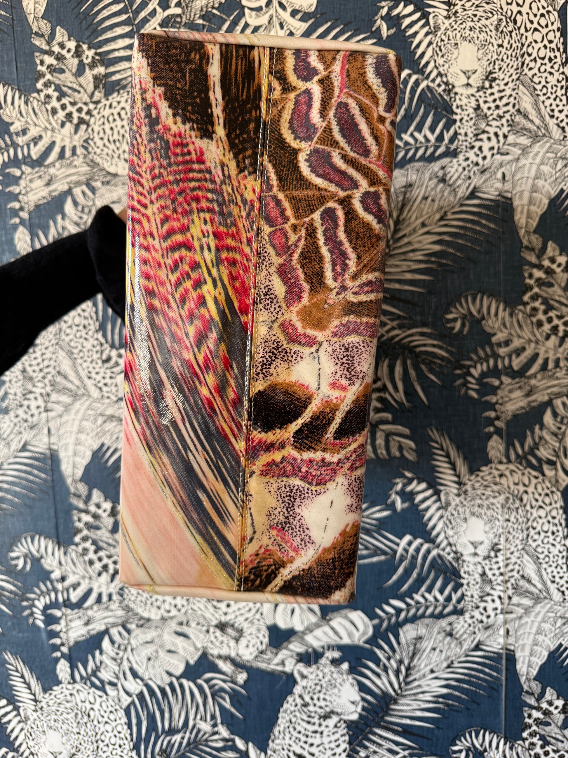 Borsa Roberto Cavalli SS2004 stampa astratta