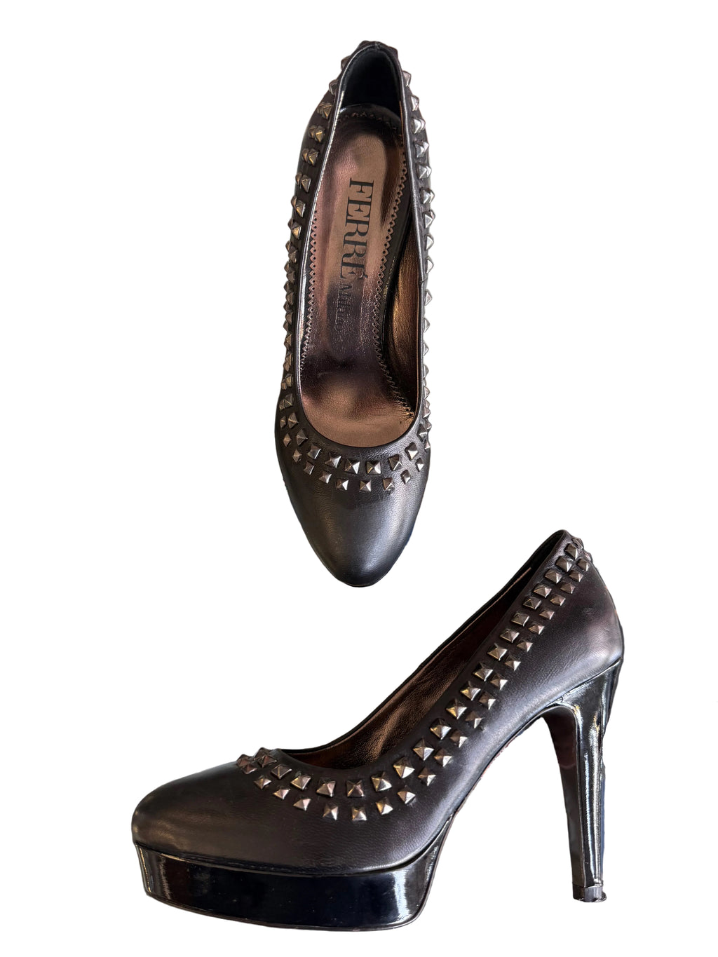 Trucchi décolleté Gianfranco Ferrè borchie 2000s