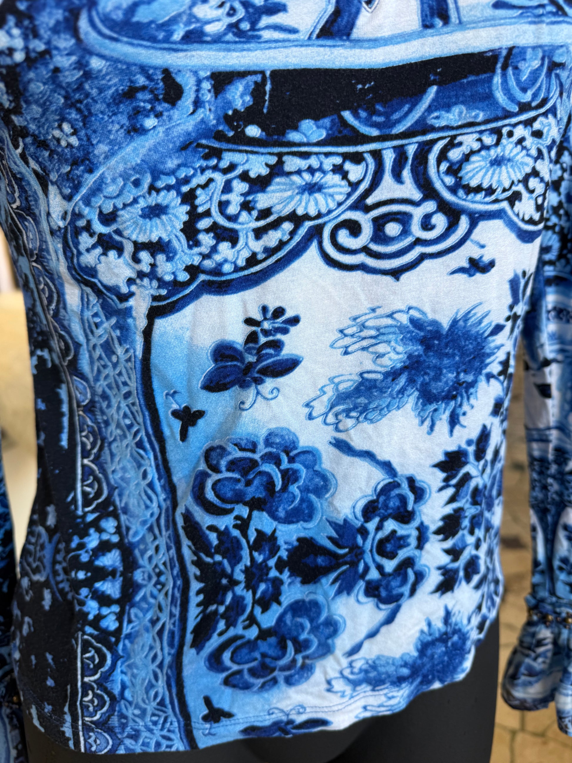 Top Roberto Cavalli FW2005 Vaso cinese