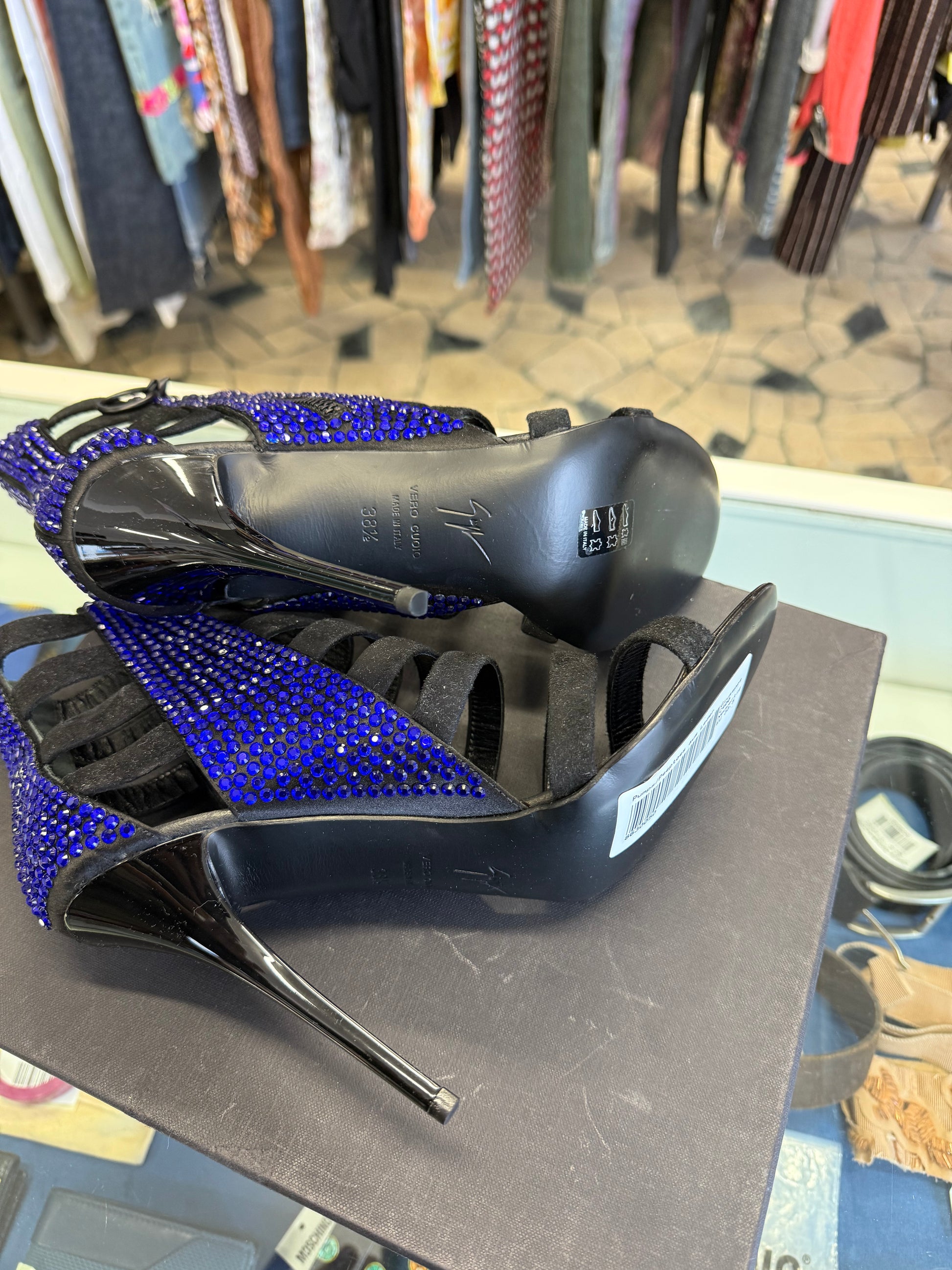Sandali Giuseppe Zanotti cristalli nuovi