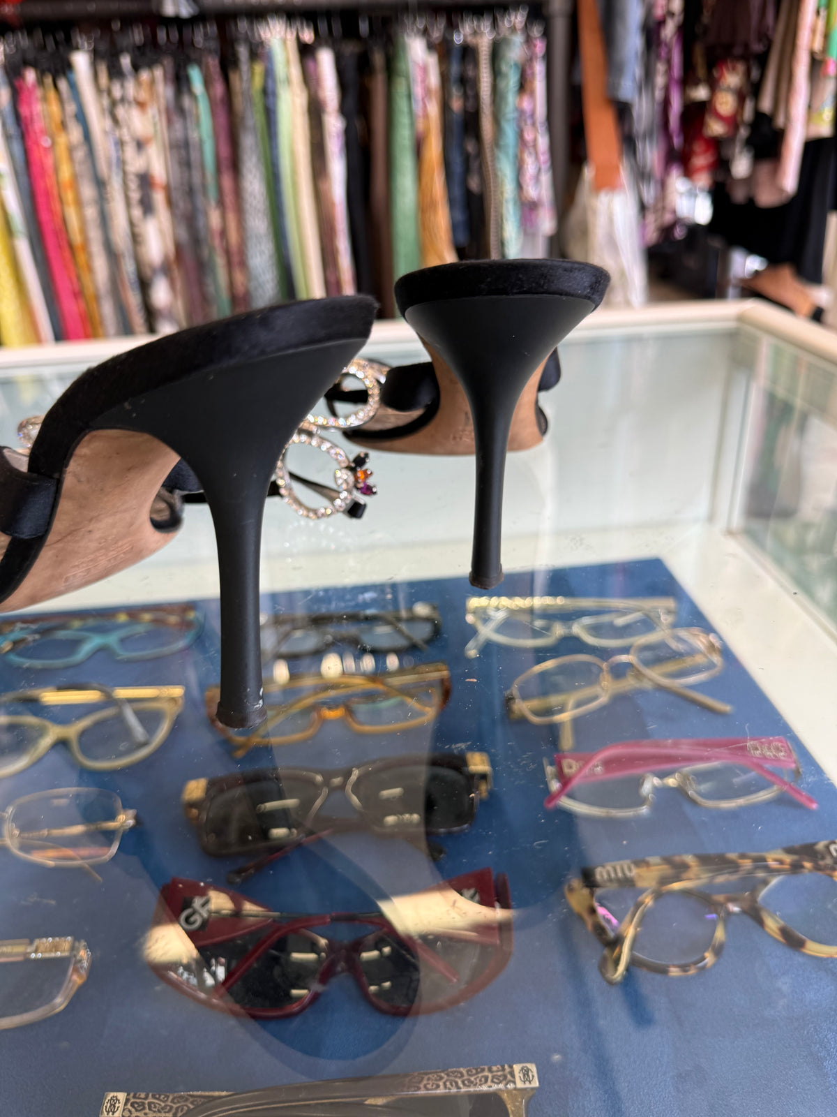Sandalo gioiello Giuseppe Zanotti cristalli 00s