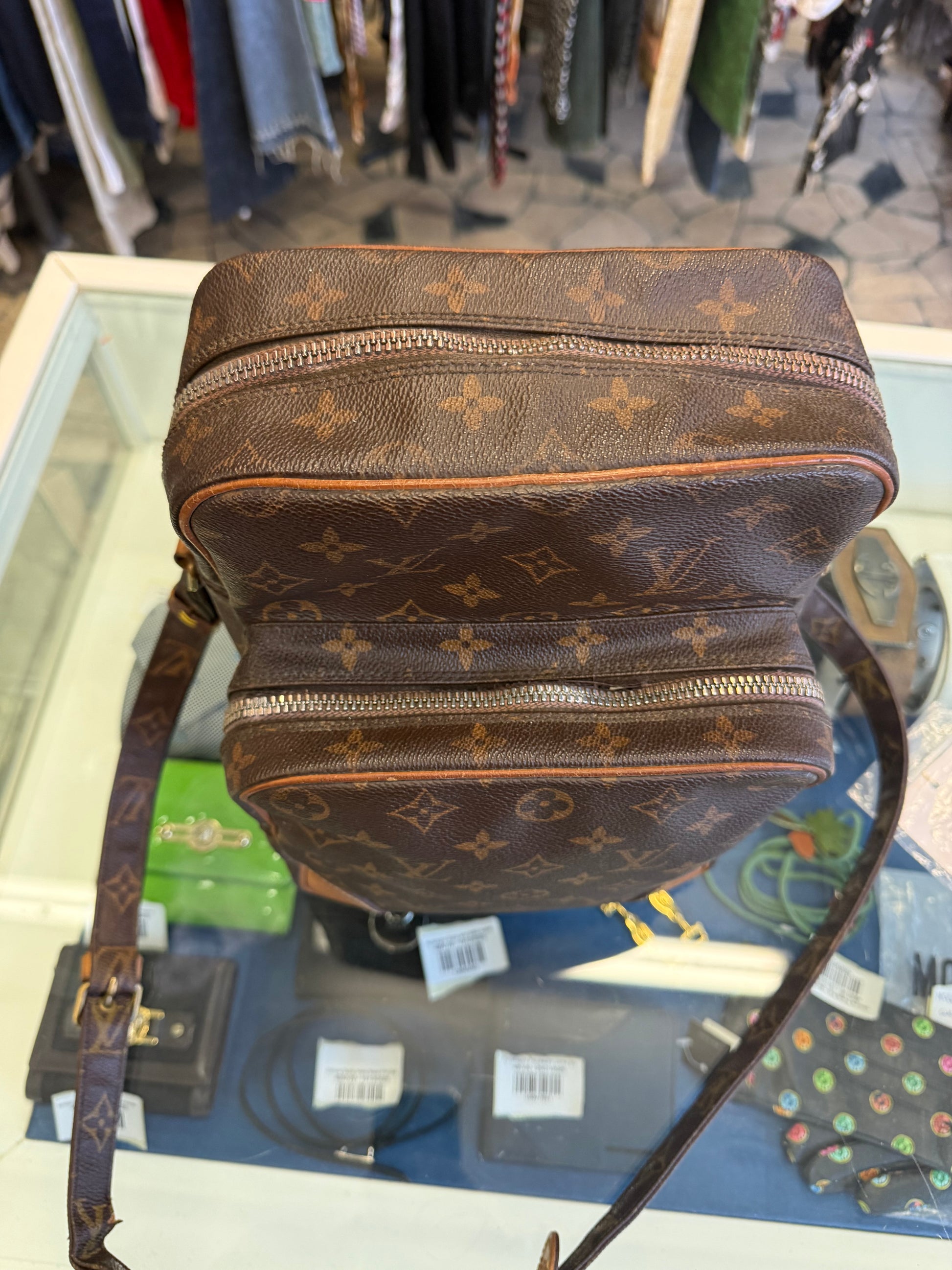 Borsa tracolla Louis Vuitton Amazon grande