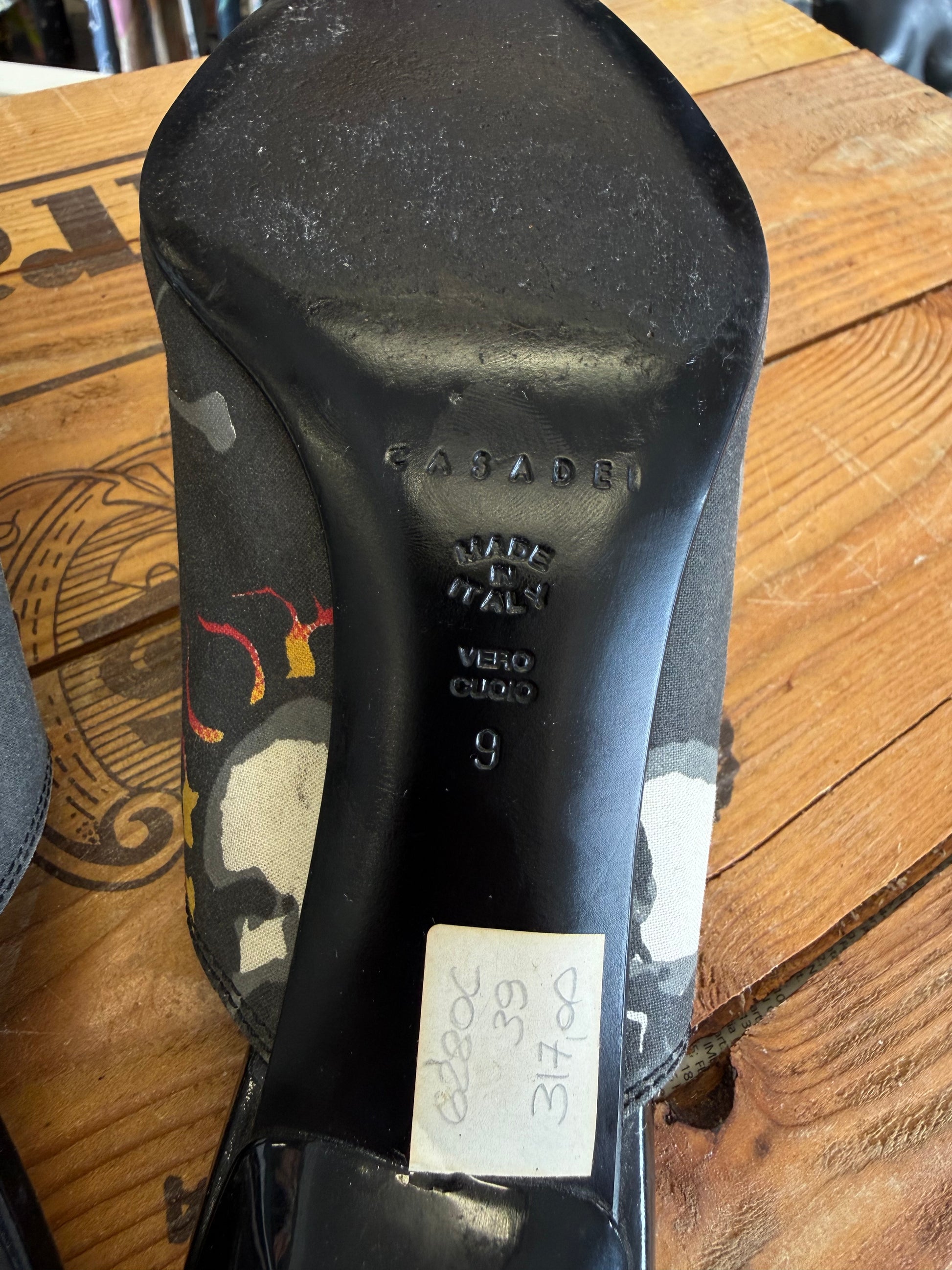 Sandali Sabot Casadei stringati Tatoo 2000s