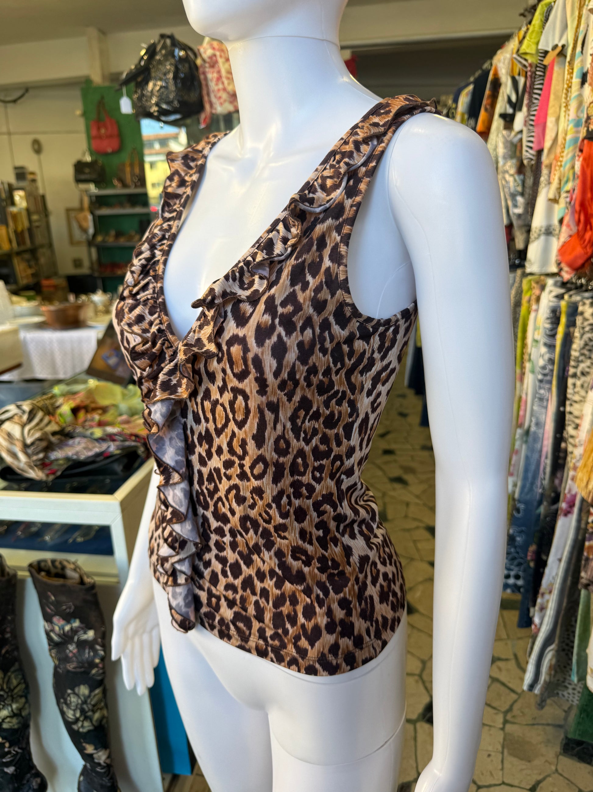Top Dolce & Gabbana leopardo anni 2000