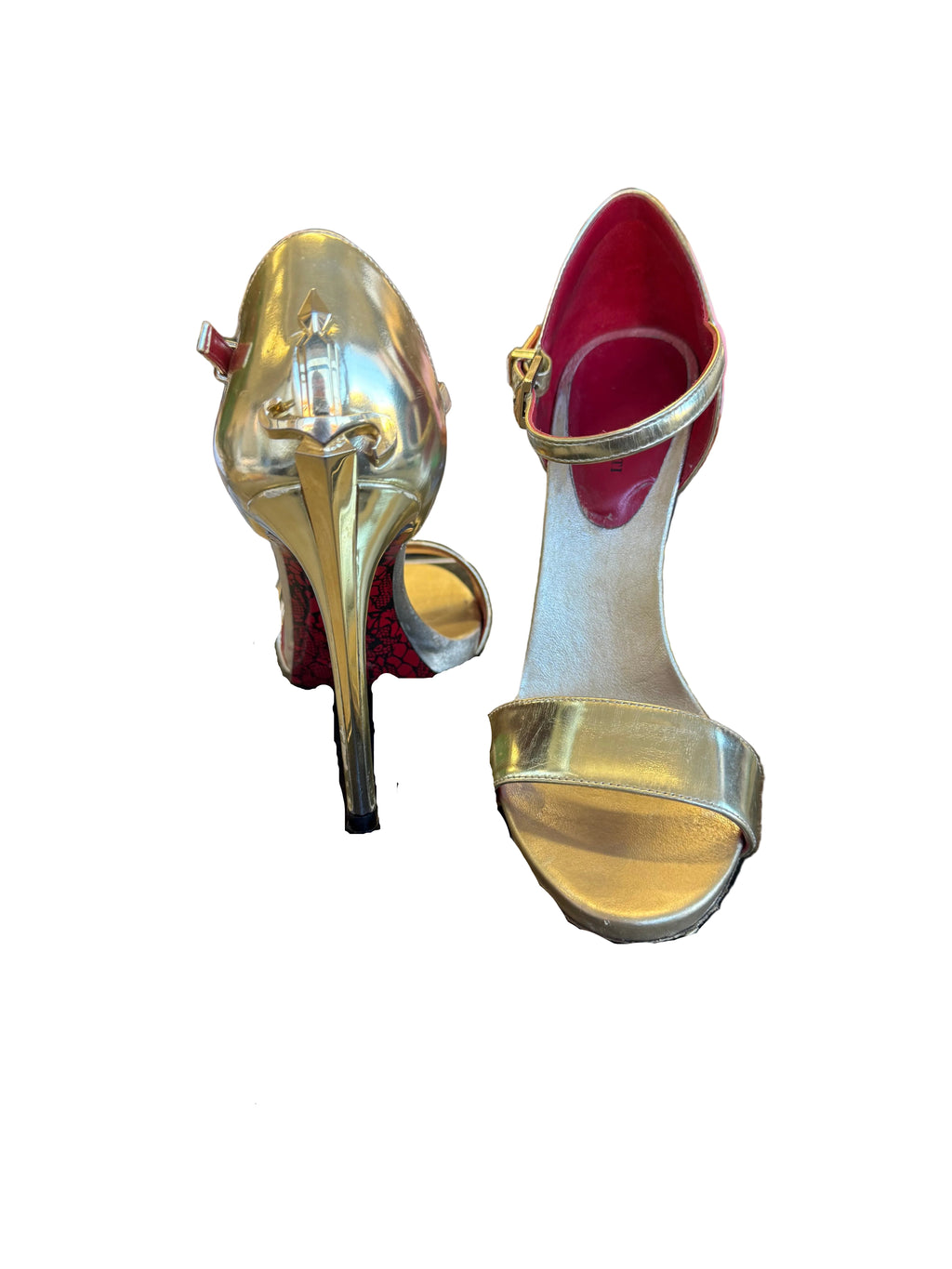Cesare Paciotti sandali Dagger Heels Lady Blade oro 37