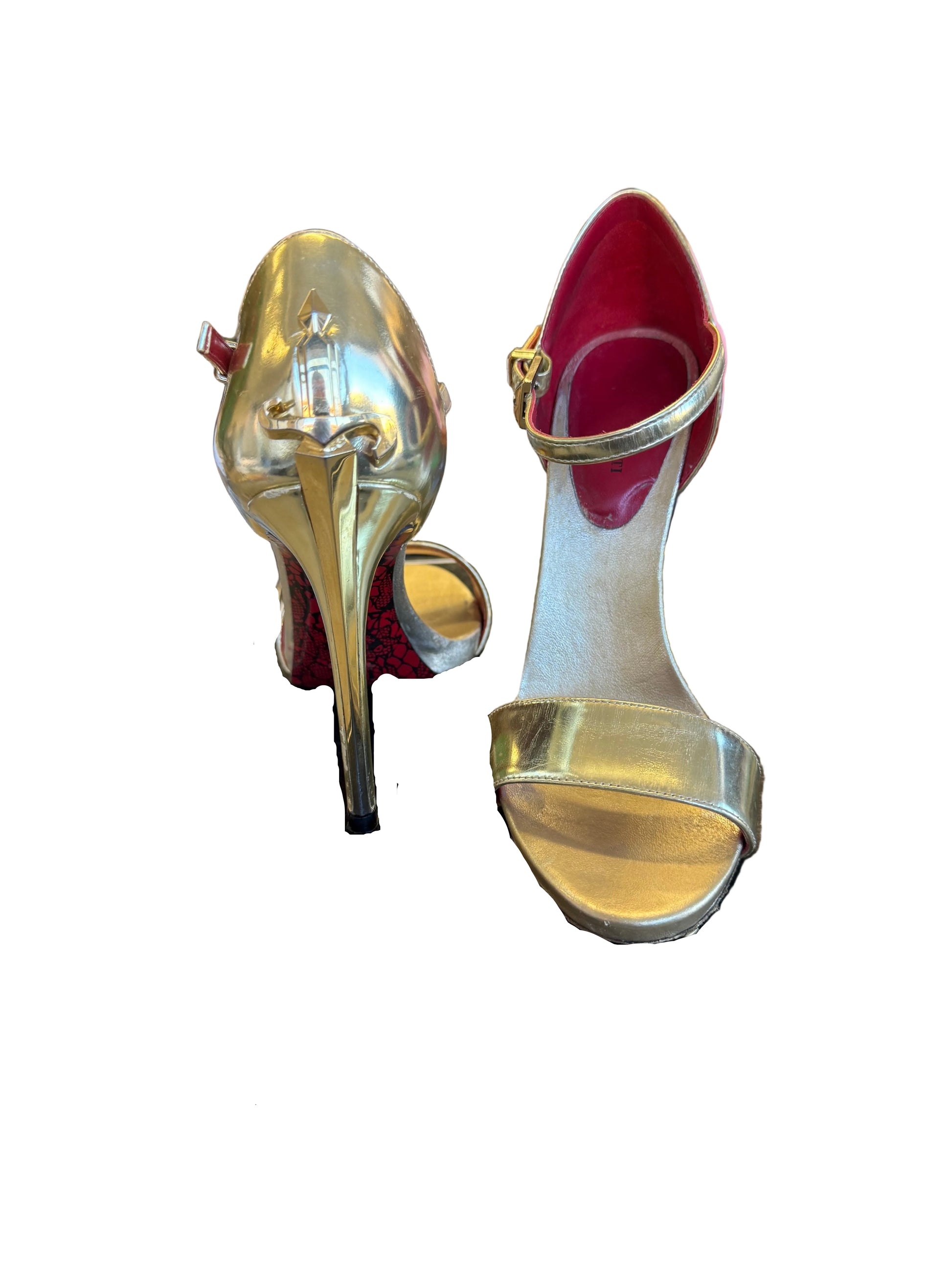 Cesare Paciotti sandali Dagger Heels Lady Blade oro 37