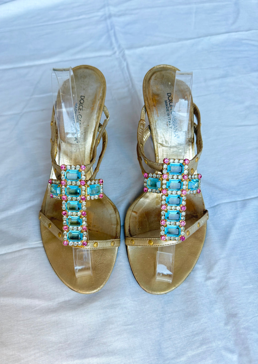 Sandali Dolce & Gabbana croce gioiello  00s