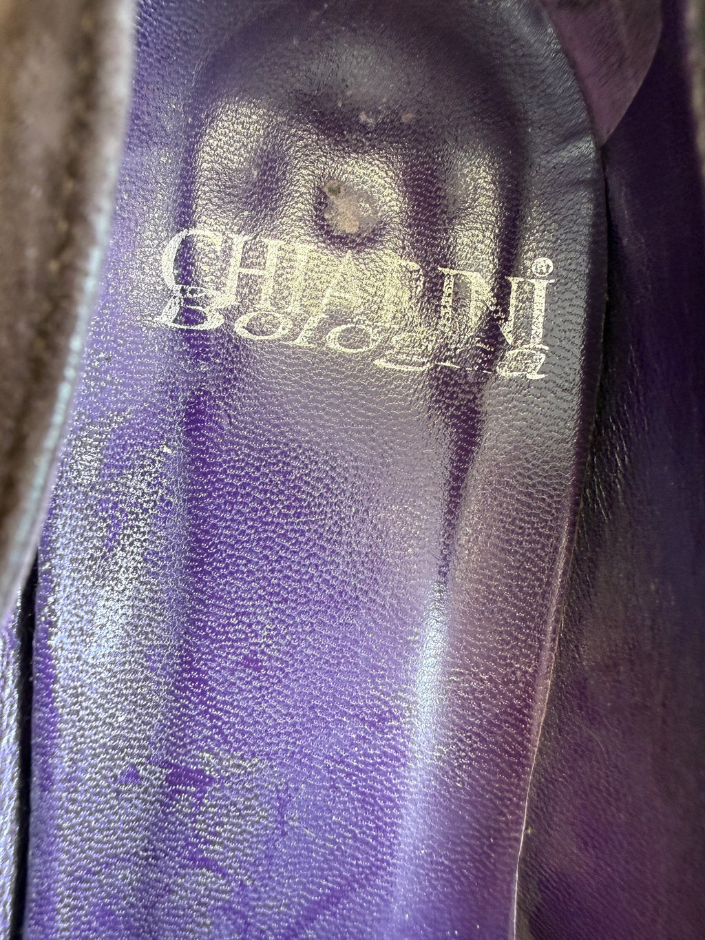 Décolleté Chiarini 1990s decorati