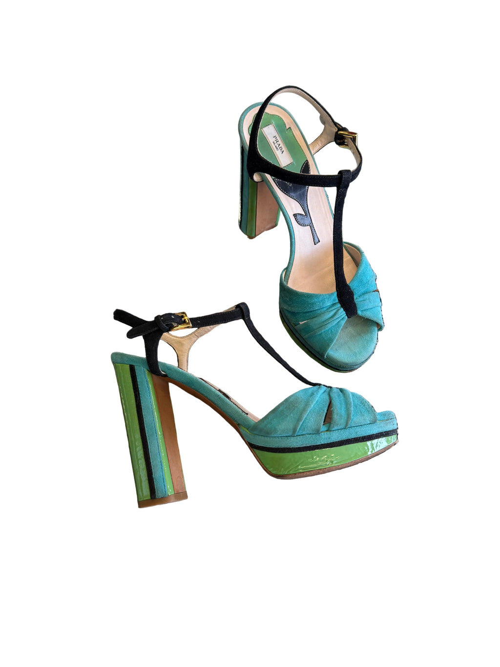 Sandali Prada SS2008 Fairy collection tricolor