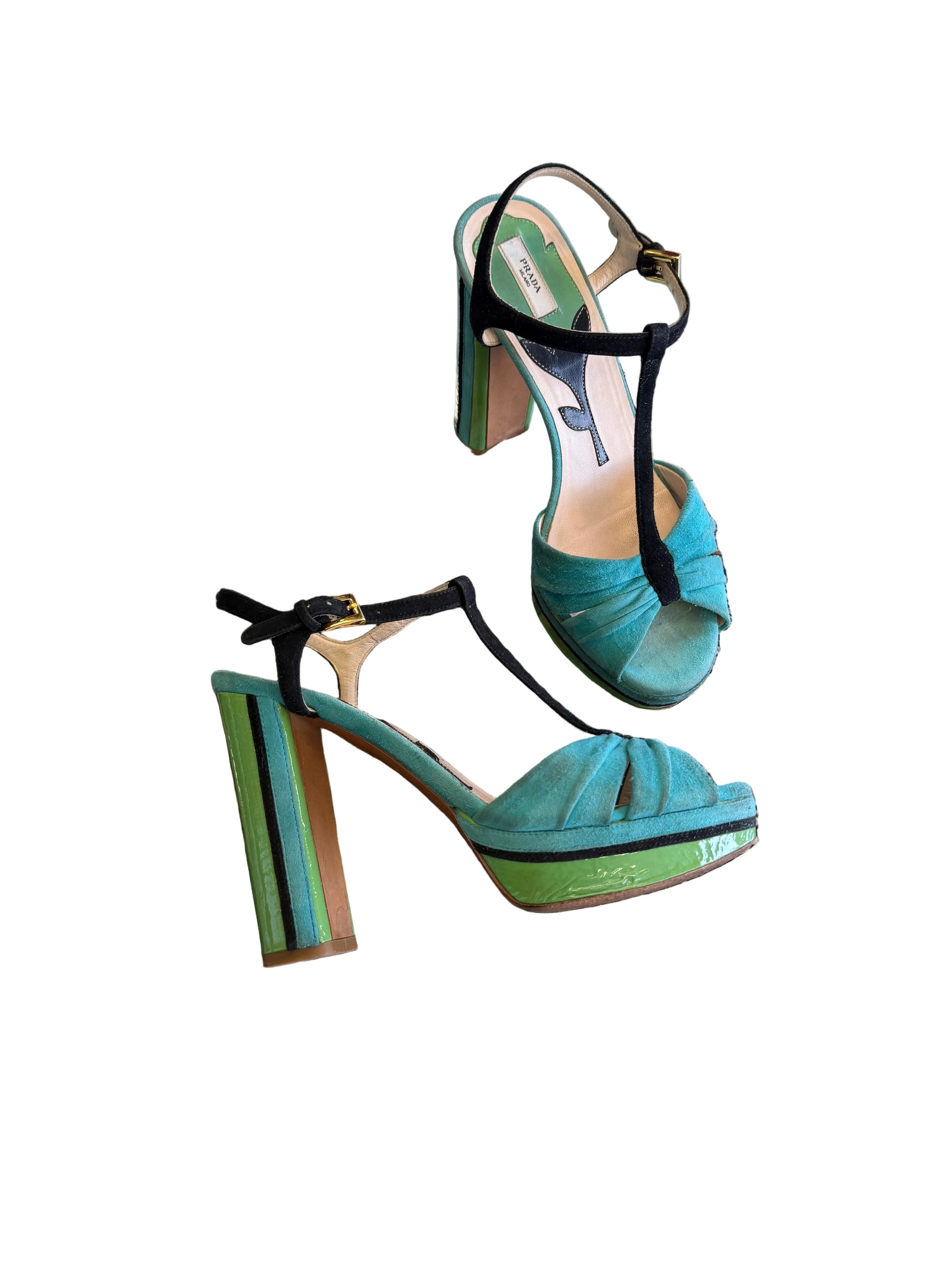 Sandali Prada SS2008 Fairy collection tricolor