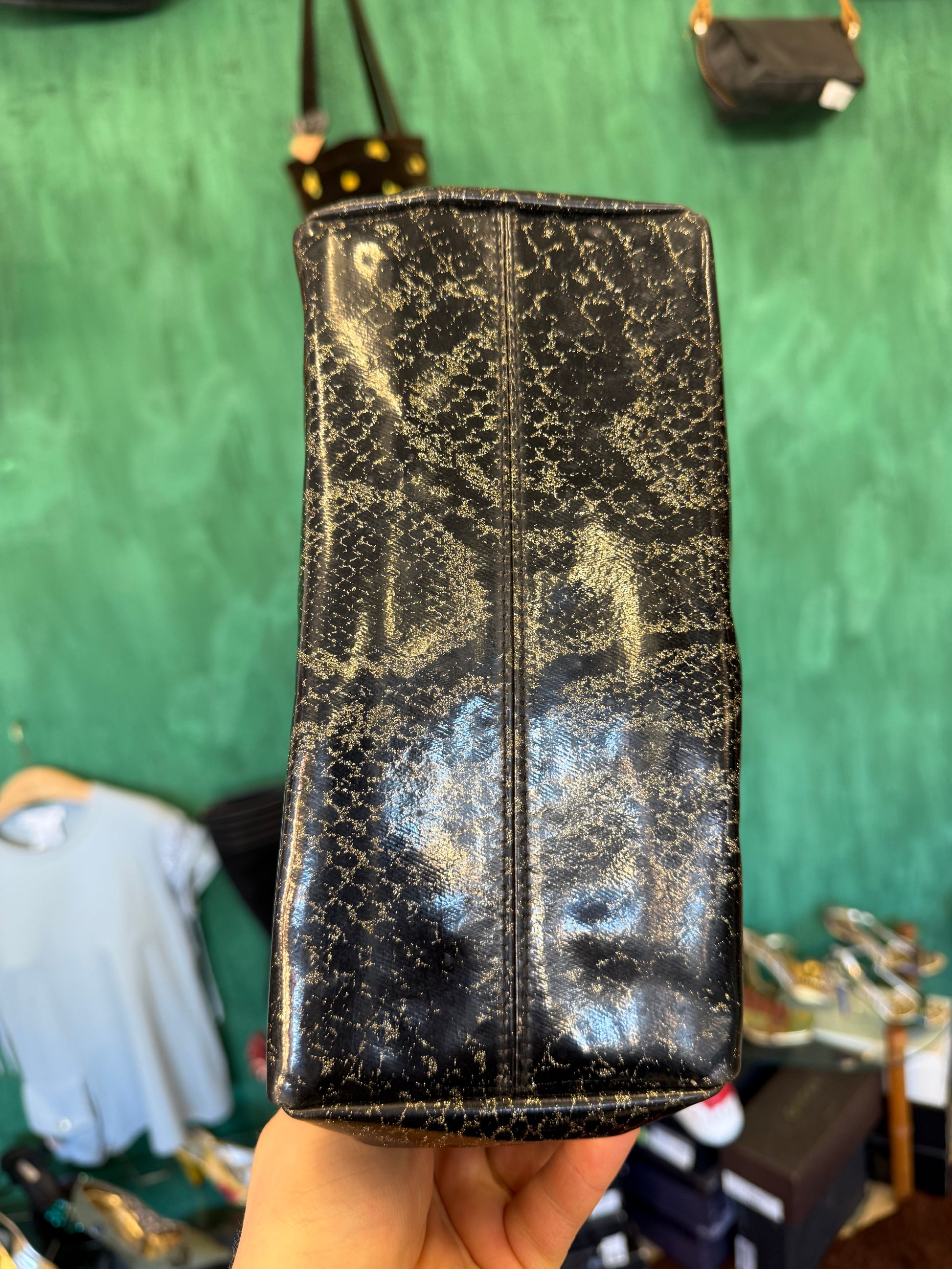 Borsa pitone dorato Roberto Cavalli AW1999